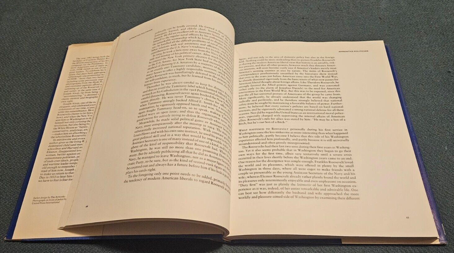 F. D. R. 1882-1945: A Centenary Remembrance by Joseph Alsop