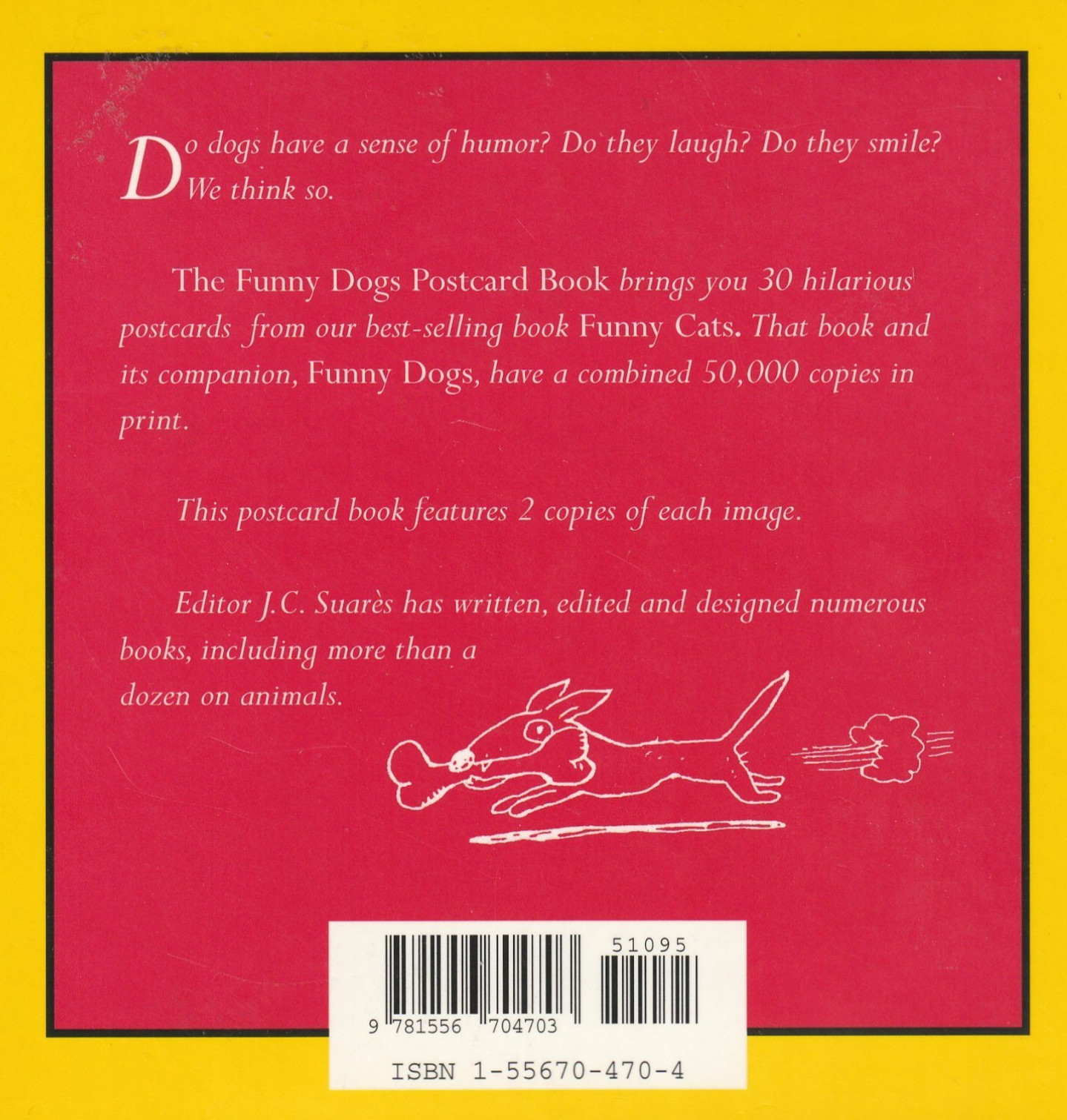 Funny Dogs: a Book of 30 Postcards by J. C. Suares (1996, Trade Paperback)