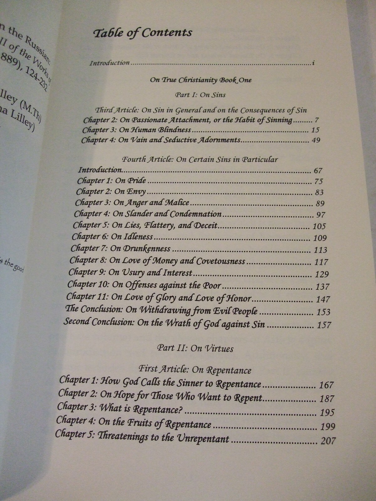 On True Christianity by St. Tikhon of Zadonsk. Volume 2. Newly Translated.