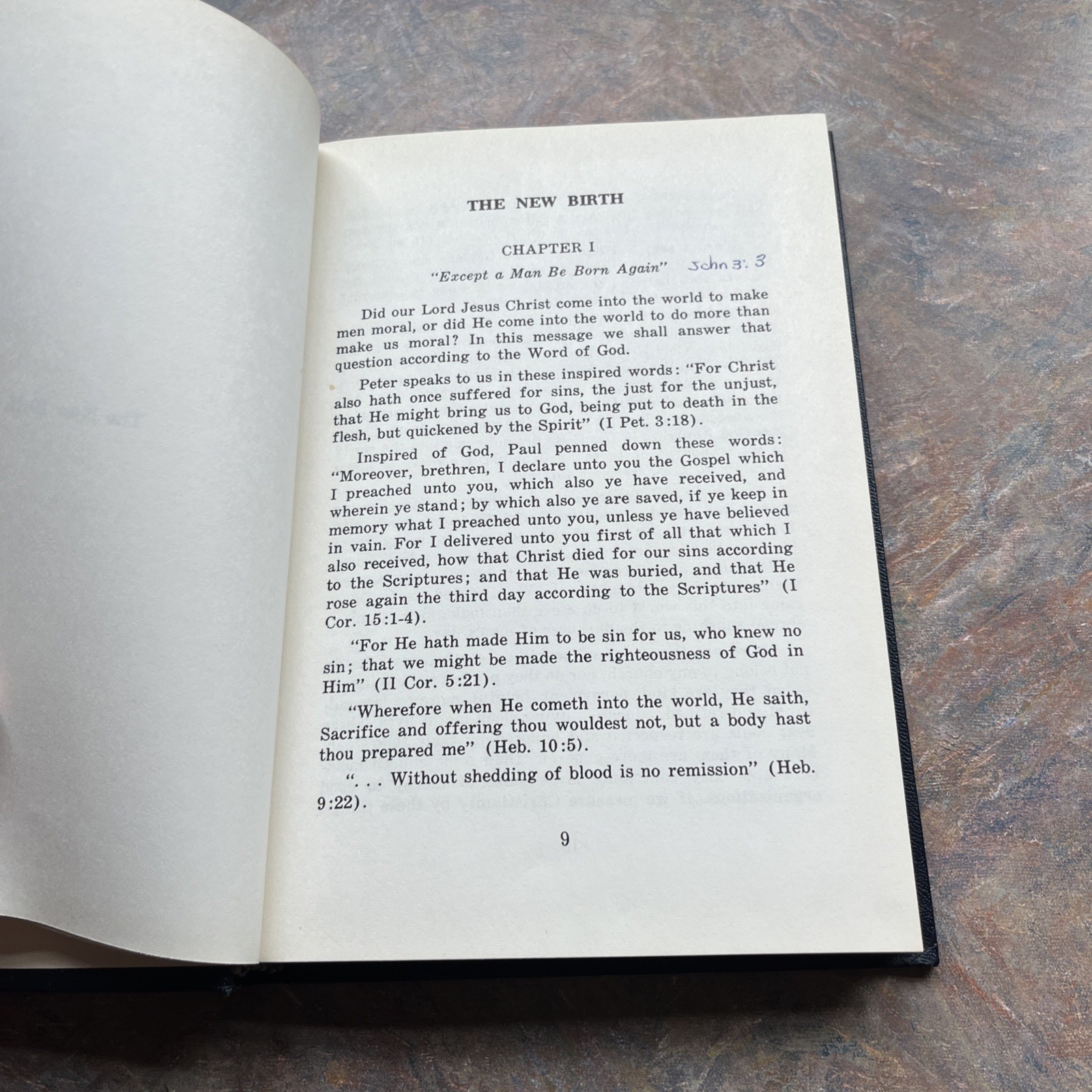 The New Birth by Oliver B. Greene Hardcover DJ 1966 First Printing Gospel Hour