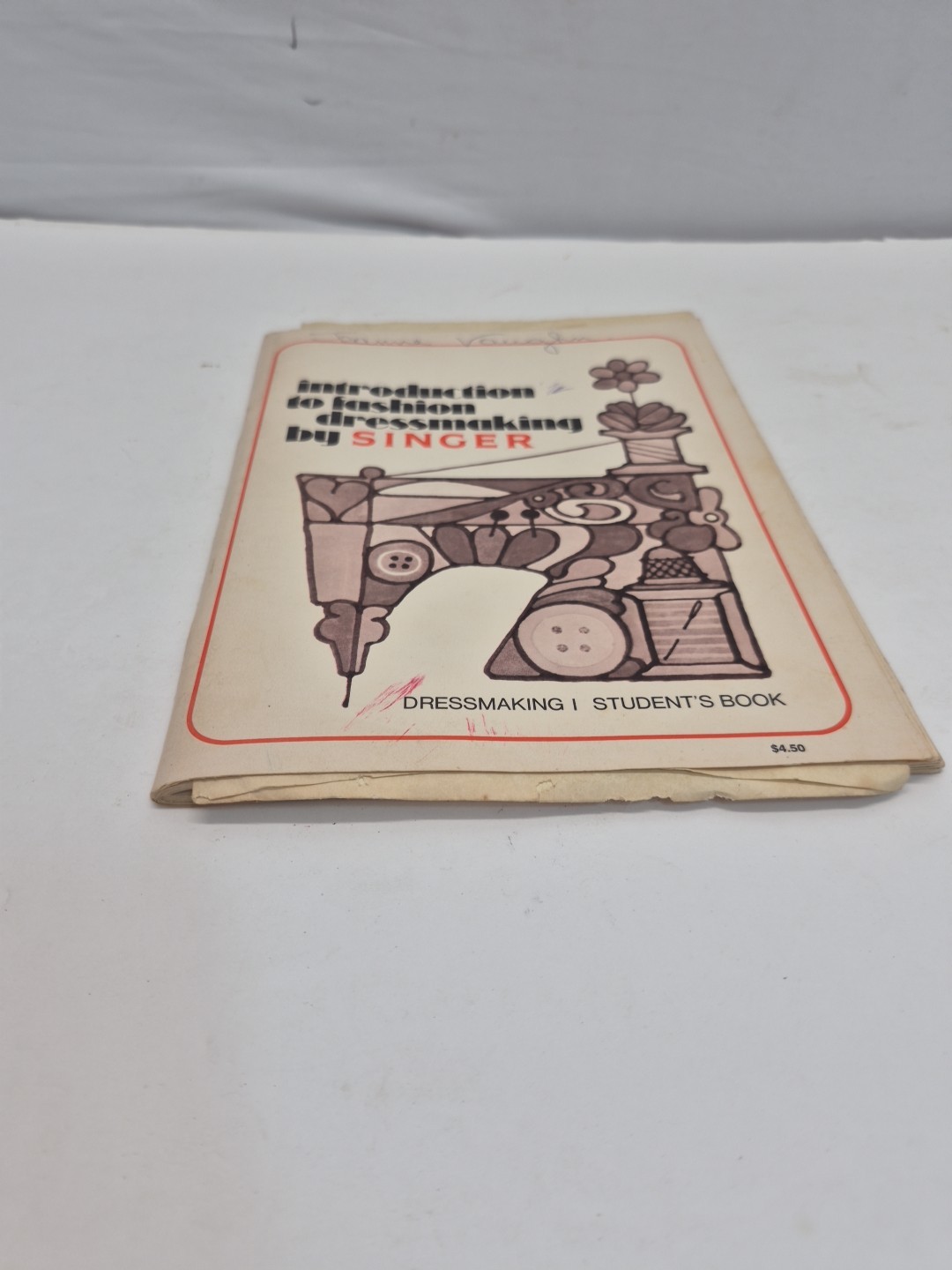 Introduction to Fashion Dressmaking by Singer Student’s Book I (1971) 80 Pages