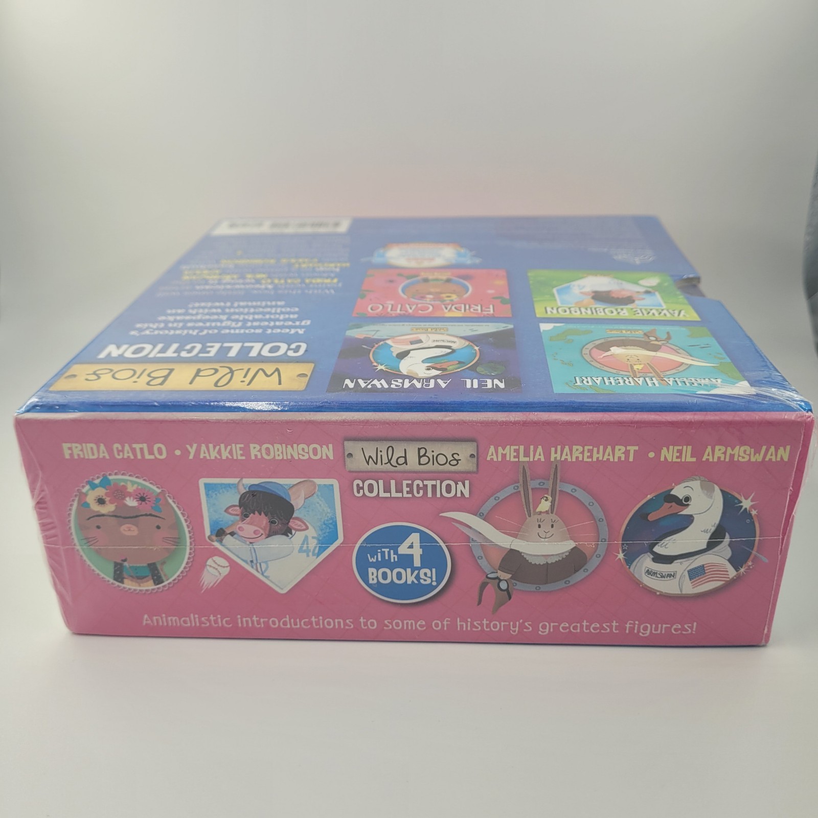WILD BIOS Children 4 Book Box Set Collection Brand New Homeschooling Books Lot