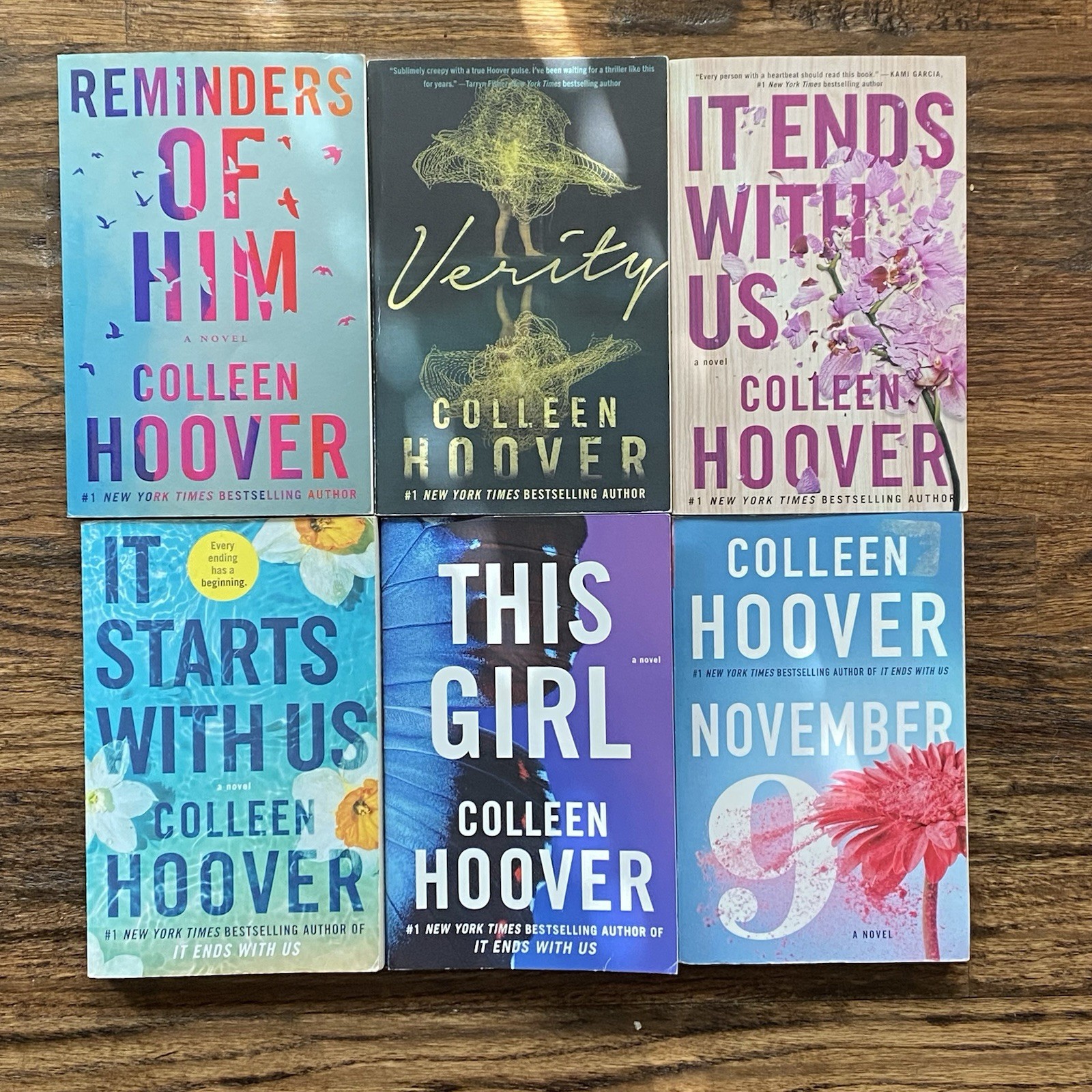 Colleen Hoover Lot 6 Books This Girl November 9 Reminders Of Him Verity