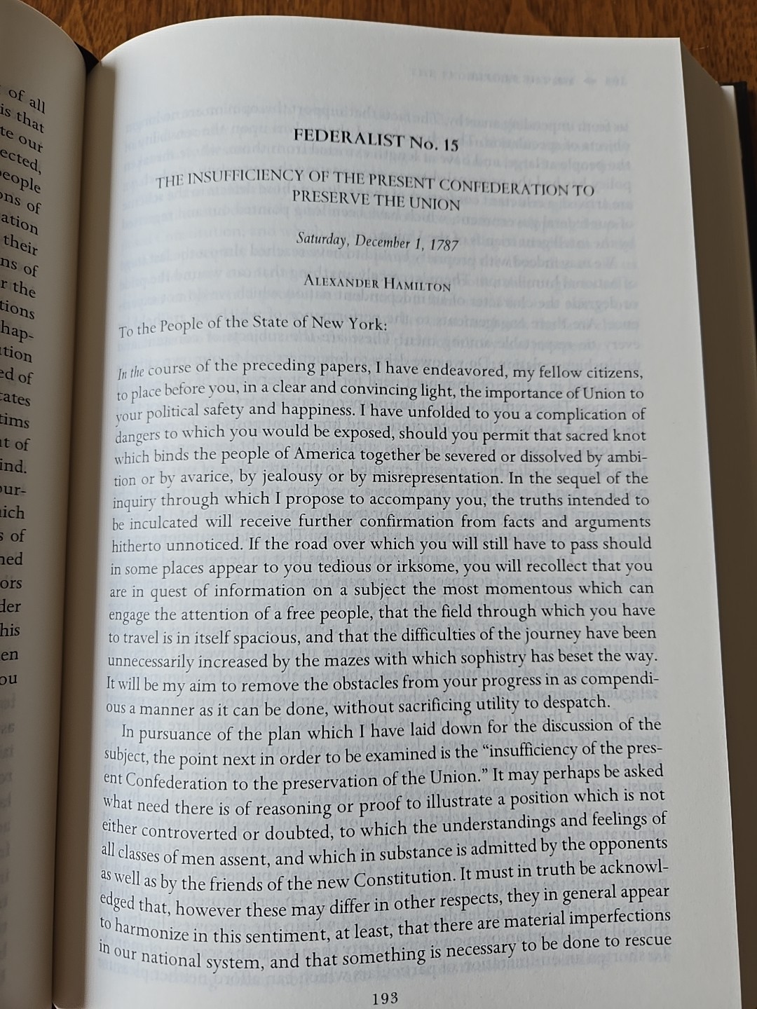 Constitution Of The United States Of America Writings Of The Founding Fathers