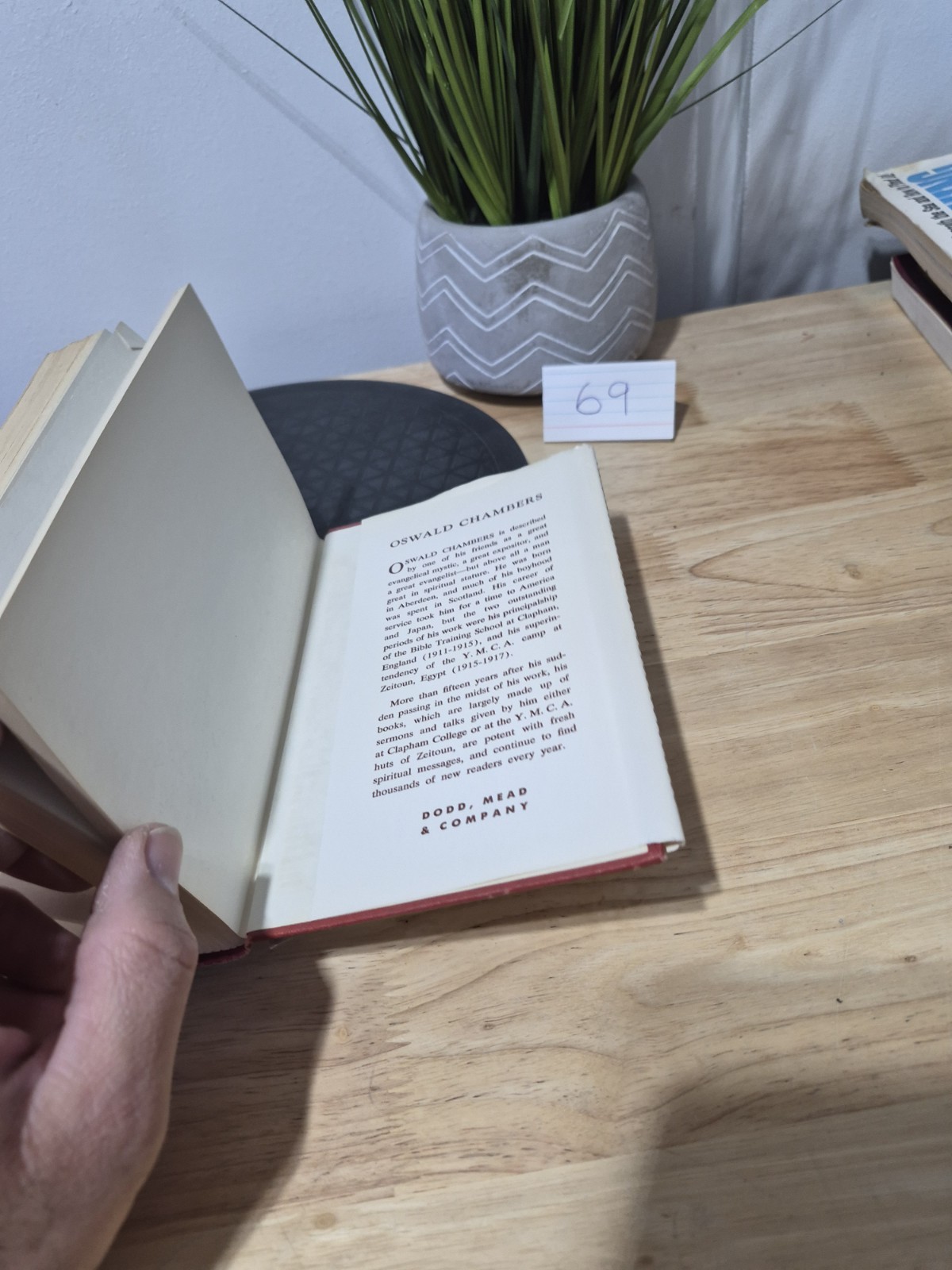 My Utmost for His Highest Oswald Chambers 1935 Reprint Hardcover Dust Jacket