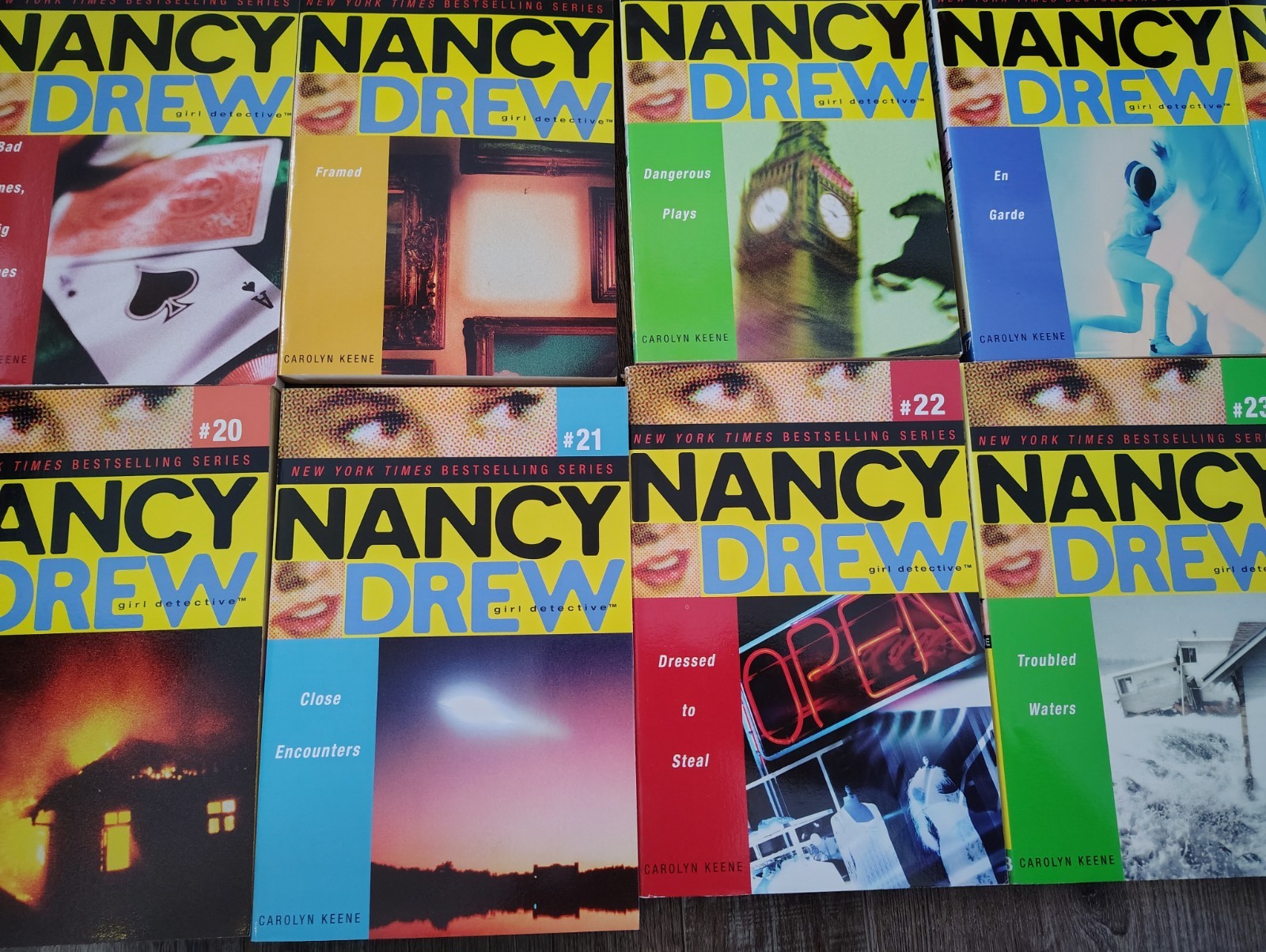 Nancy Drew “Girl Detective” Book Lot – 24 Books – Carolyn Keene – Aladdin PB