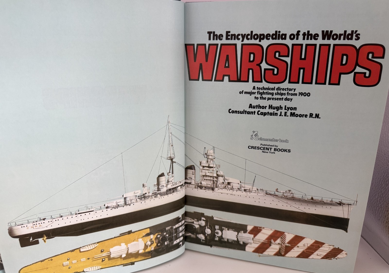 Warships of World War II HC 1978 Military Naval History Illustrated Encyclopedia