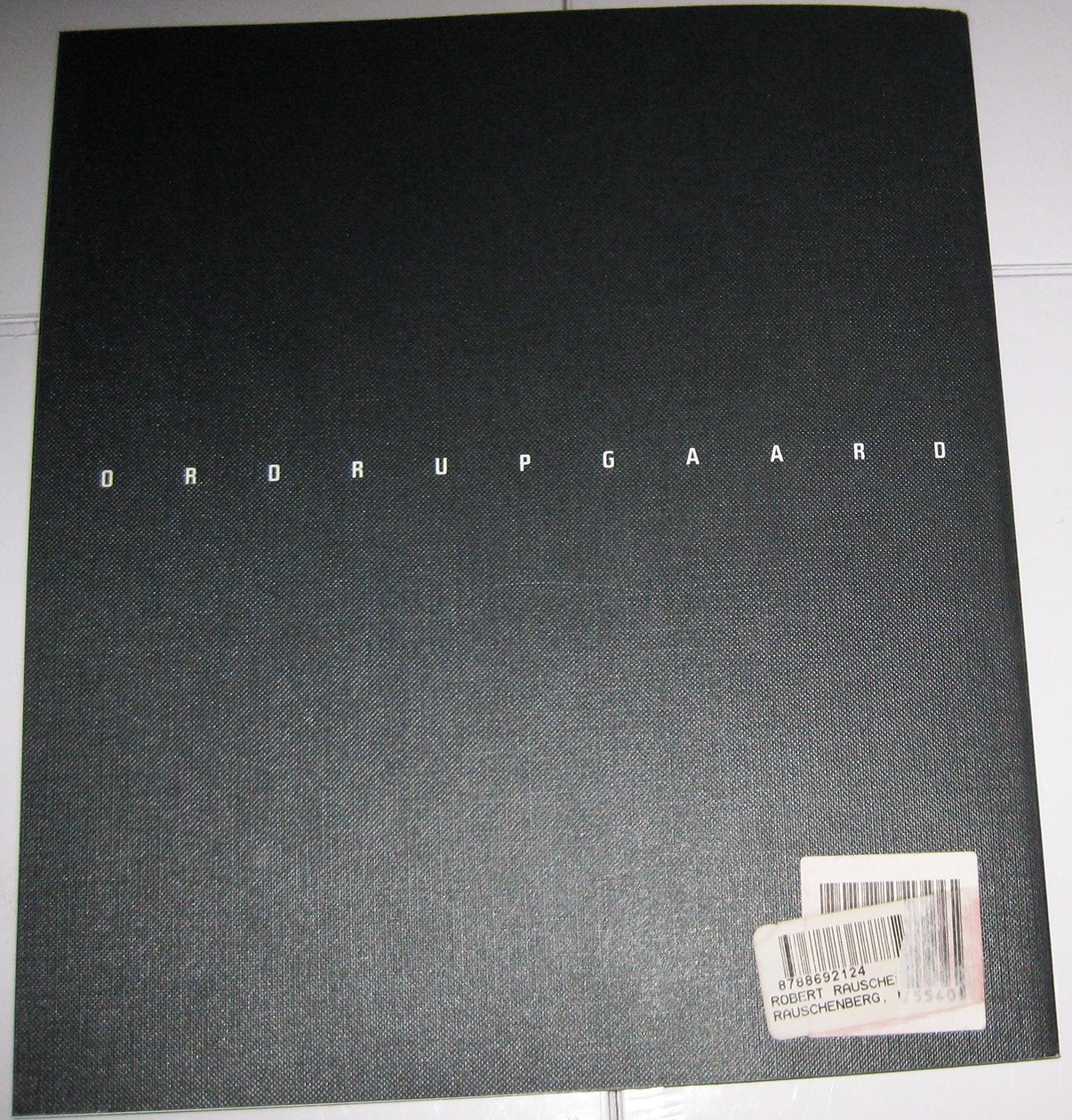 Rauschenberg Night Shades and Urban Bourbons exhibition catalog 9 in X 10.25 in.