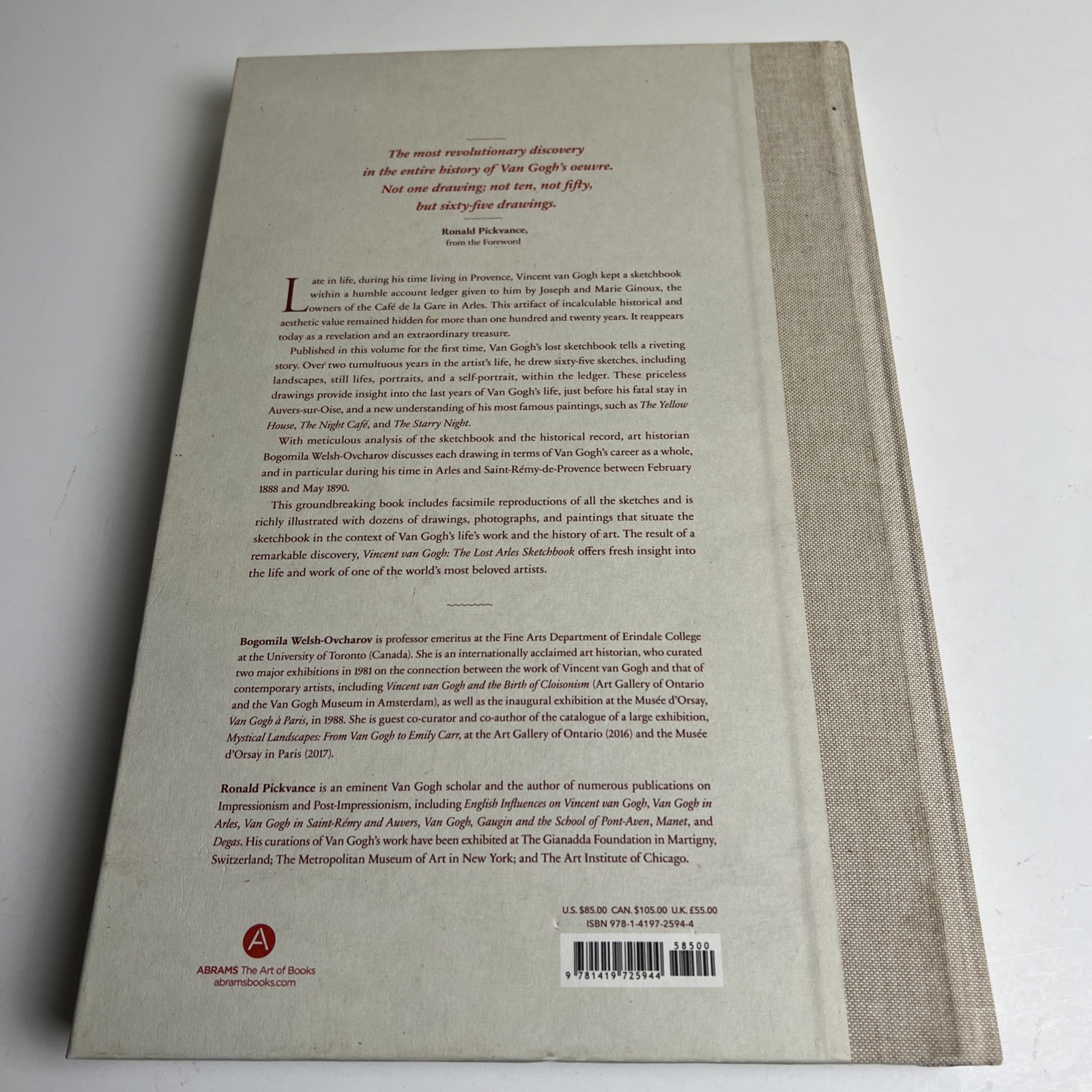Vincent van Gogh: The Lost Arles Sketchbook by Bogomila Welsh-Ovcharov