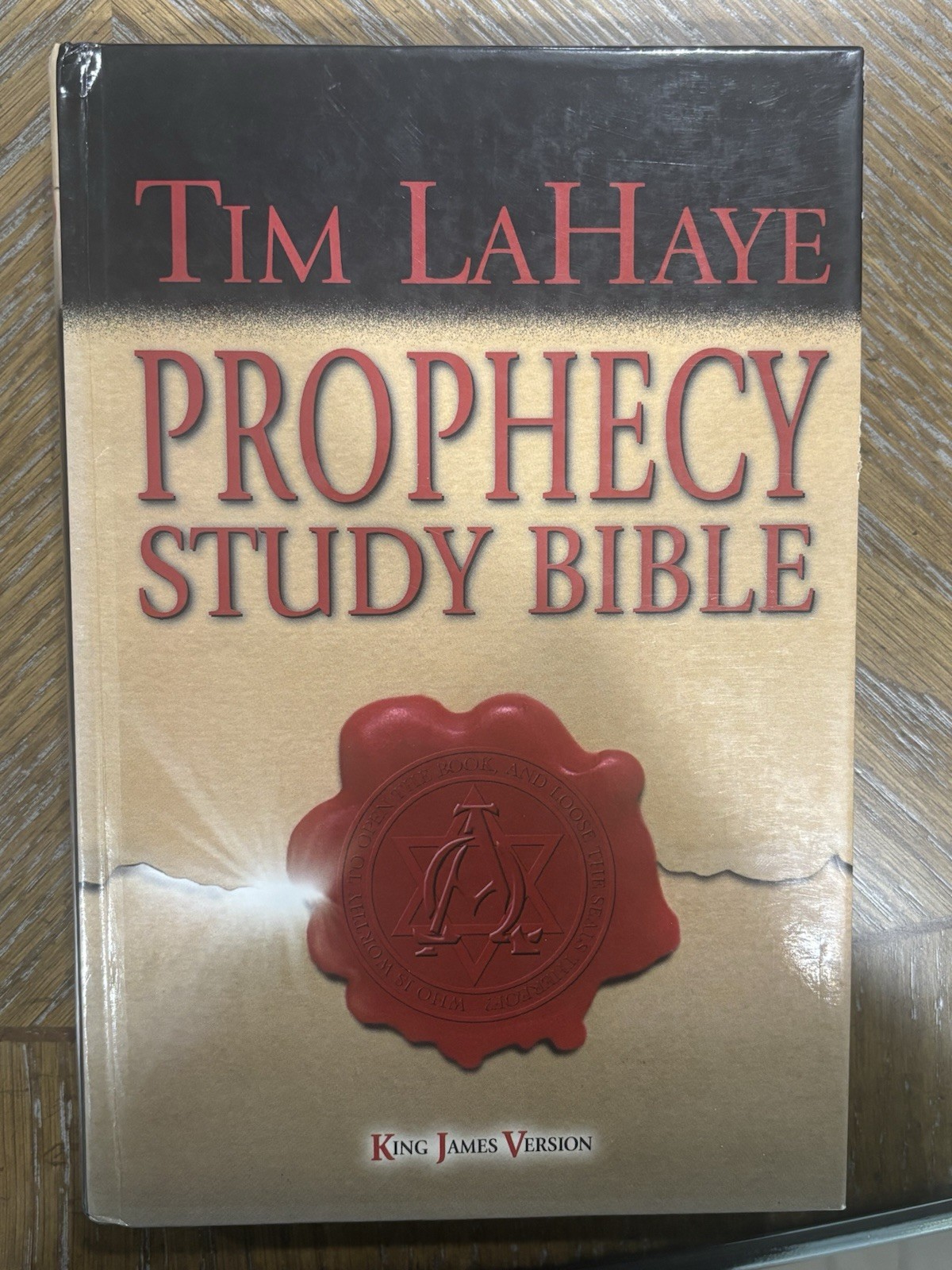Tim LaHaye PROPHECY STUDY BIBLE KING JAMES Hardcover Left Behind