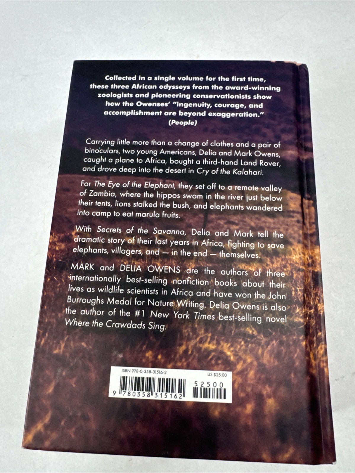Delia Owens In Africa A Life In The Wild: By Mark Owens & Delia Owens 2019 B&N