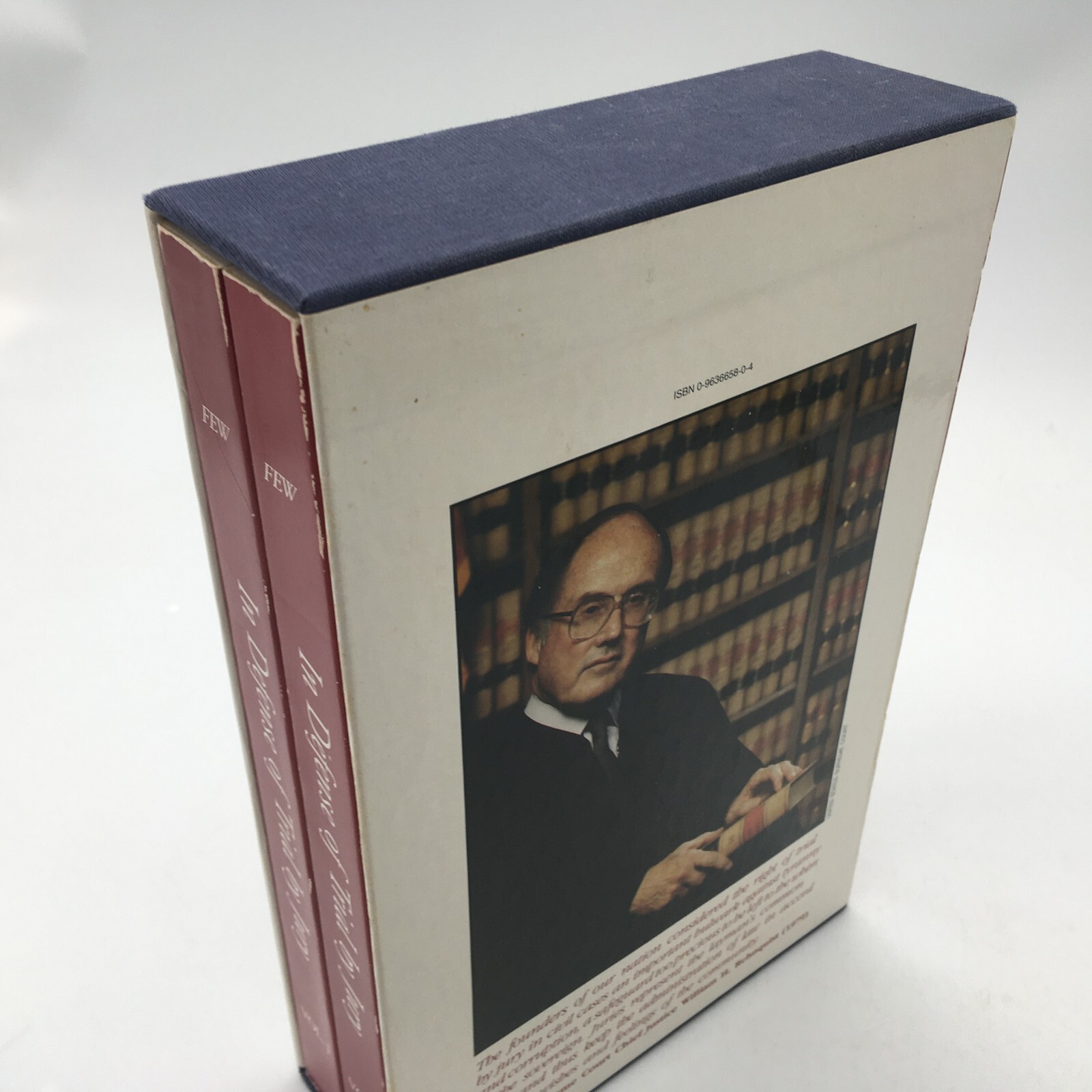„In Defense of Trial by Jury“ Volumes 1 & 2 Softcover Books + Slipcase, Few 1993