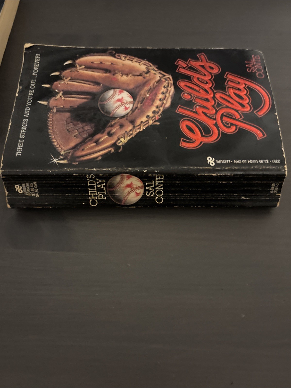 Child’s Play Sal Conte, vintage paperback 1986 ed. 1980s horror book