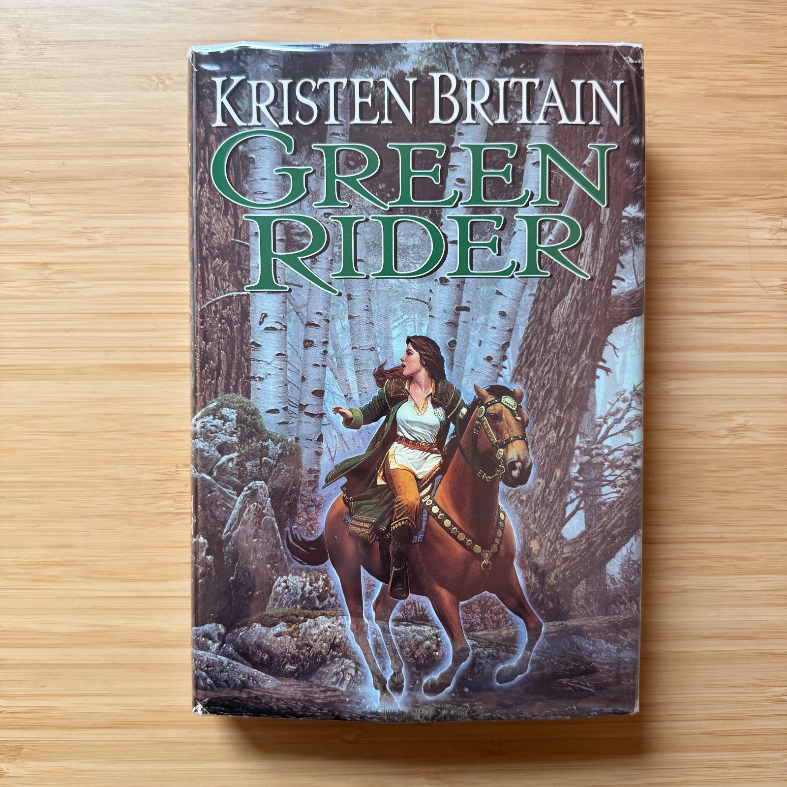 Green Rider by Kristen Britain 1998 Hardcover DAW No. 1102 Vintage Fantasy