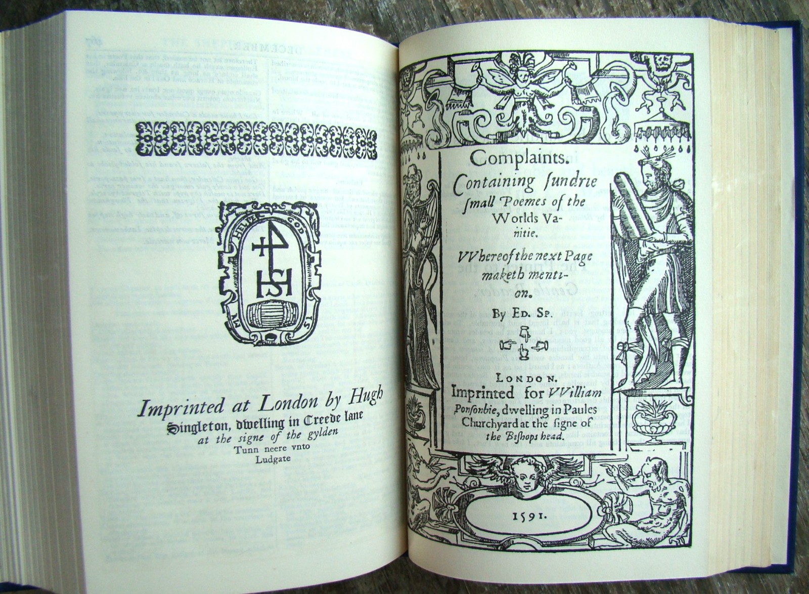 Poetical Wroks Of Edmund Spenser ~1950 Vintage HC~ Oxford Tudor England Classic