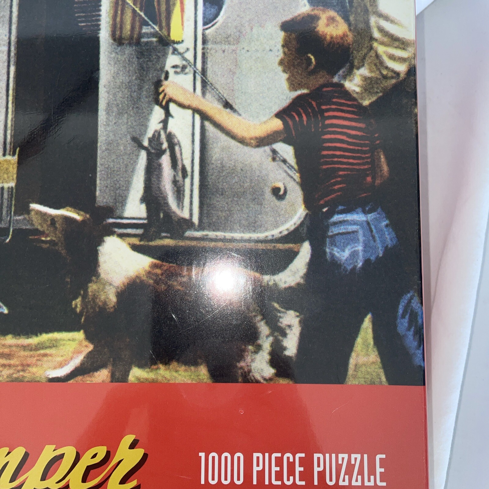Happy Camper Retro Puzzle by Phil Noyes and Gibbs Smith Publisher NEWSealed