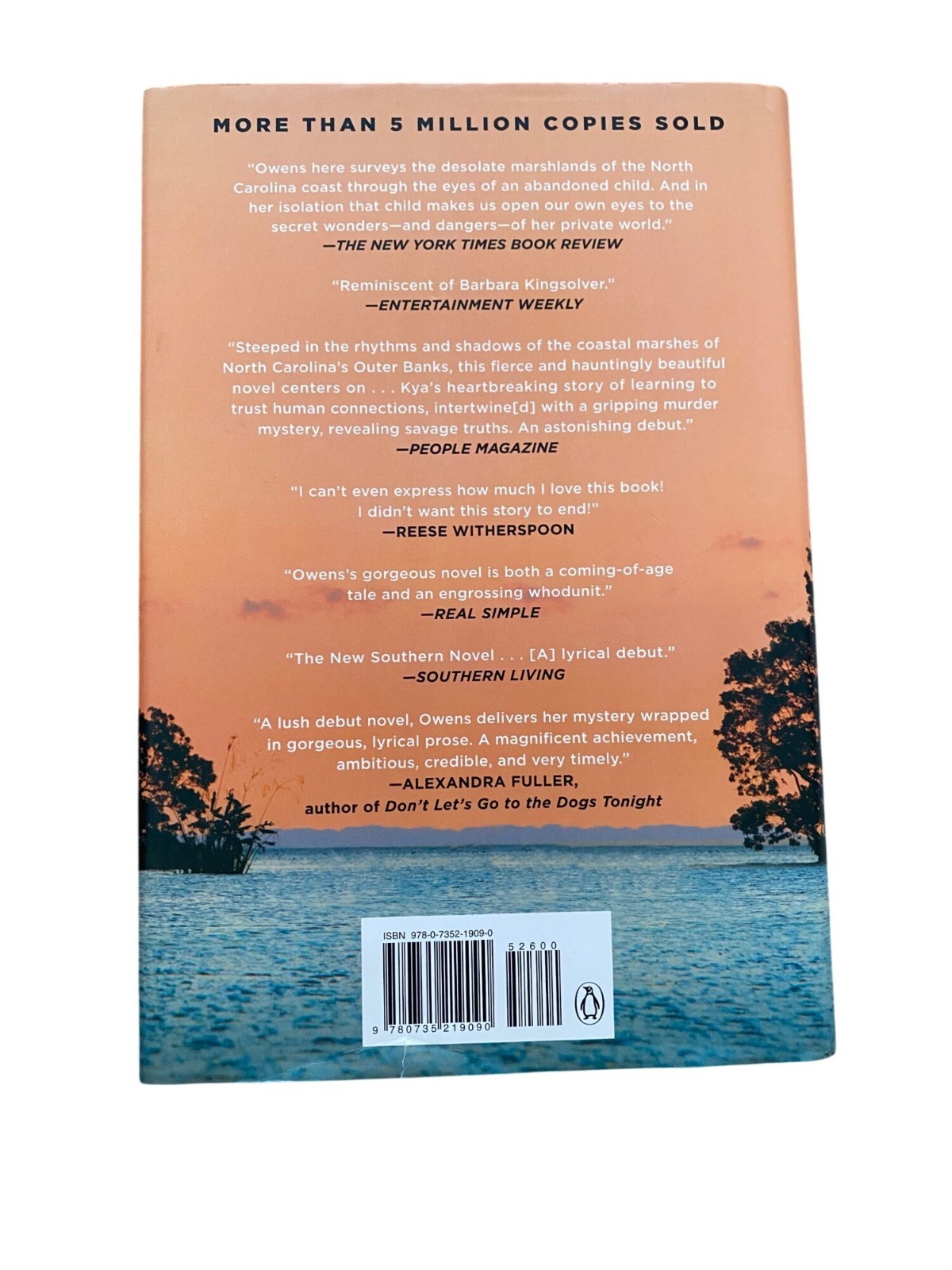 Where the Crawdads Sing by Delia Owens – hardcover edition