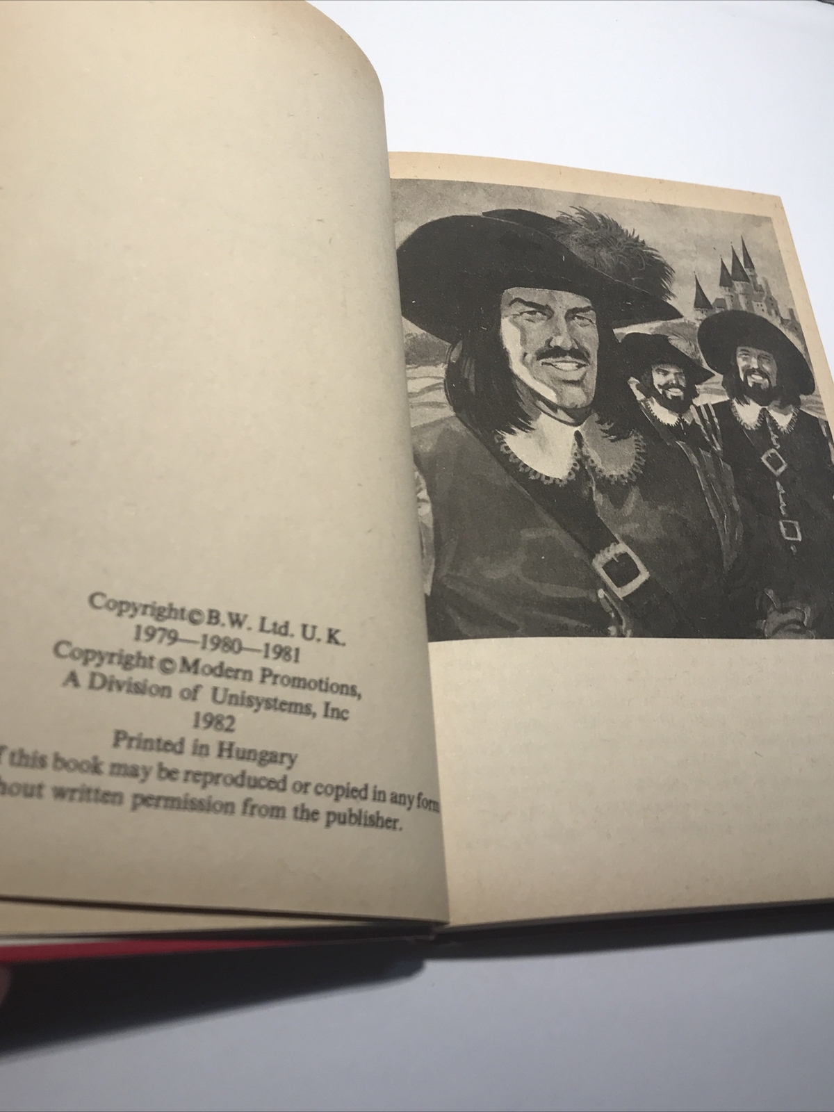 Vintage 1982 The Three Musketeers by Alexandre Dumas Legendary Classics Book