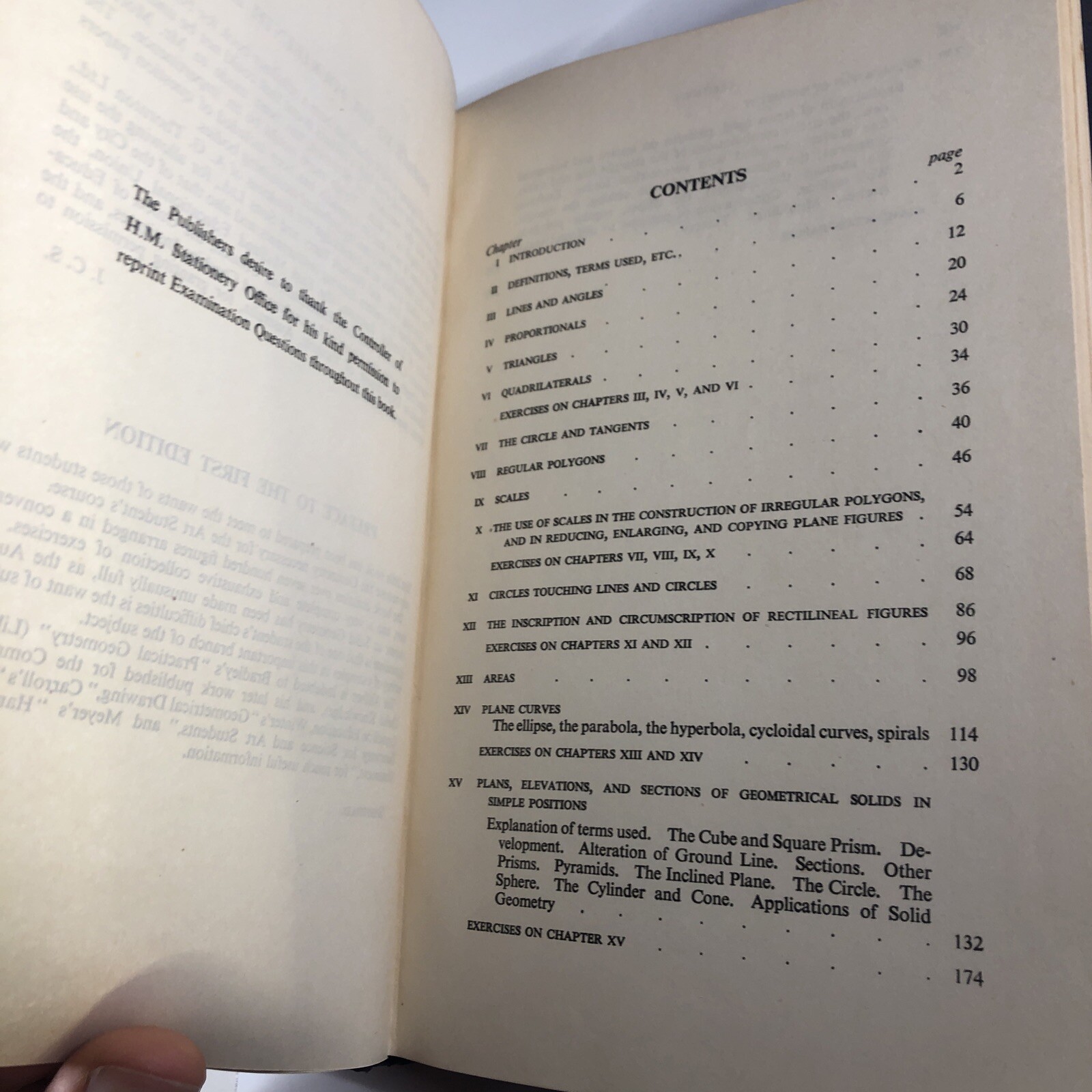 Geometrical Drawing for Art Students by I.H Morris Vintage Hardcover Design Book