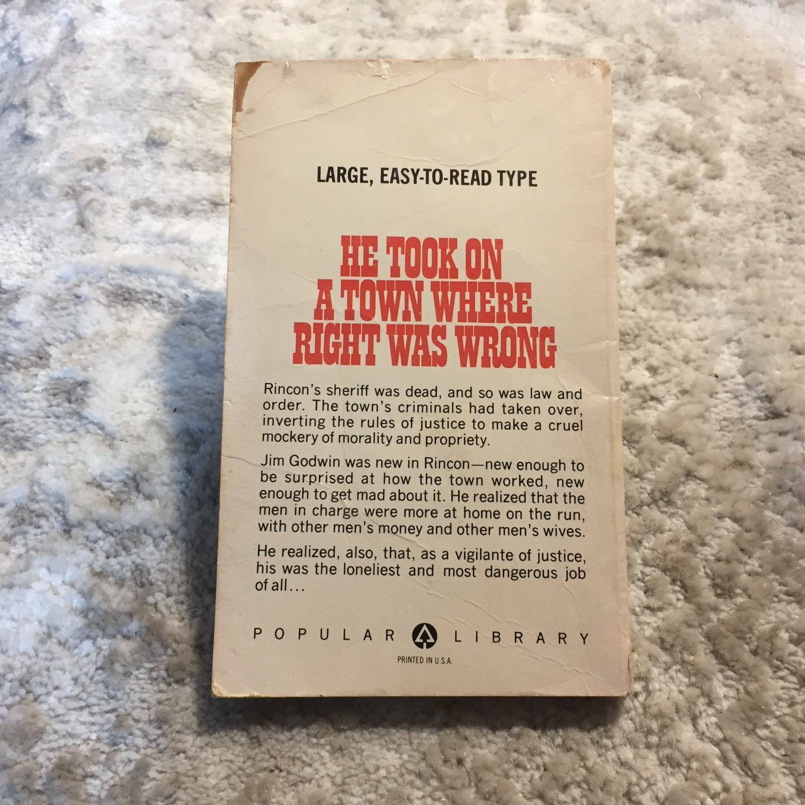 Stranger From Durango Charles N. Heckelmann 1977 Popular Library Vigilantism