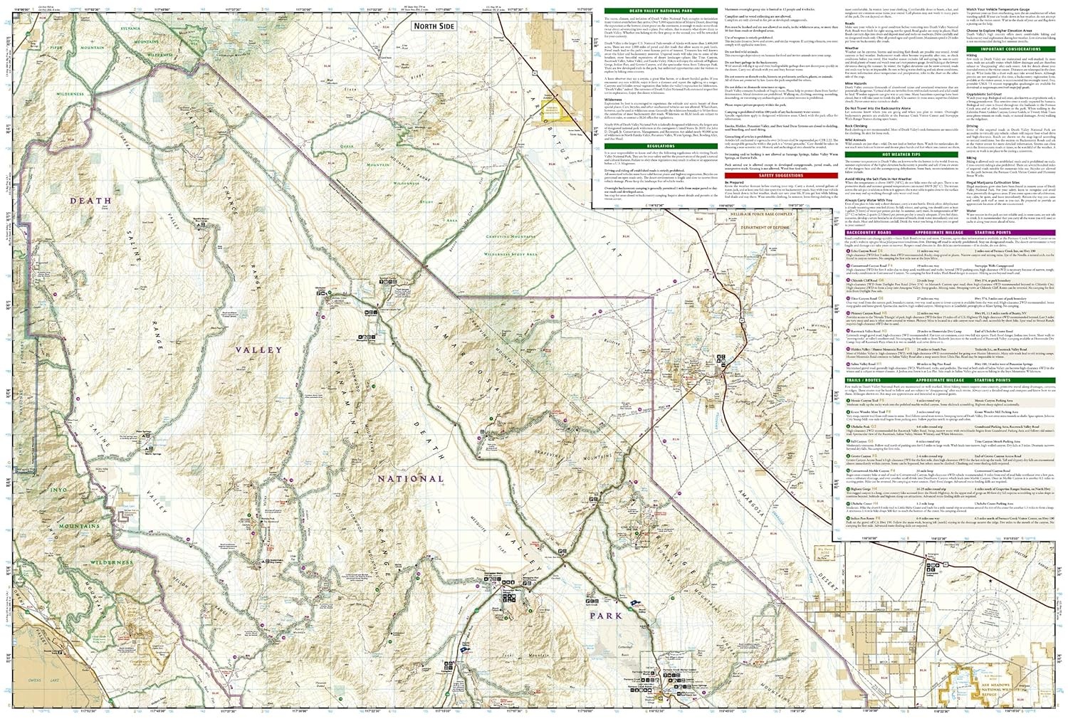 Death Valley National Park Map (National Geographic Trails Illustrated Map,…