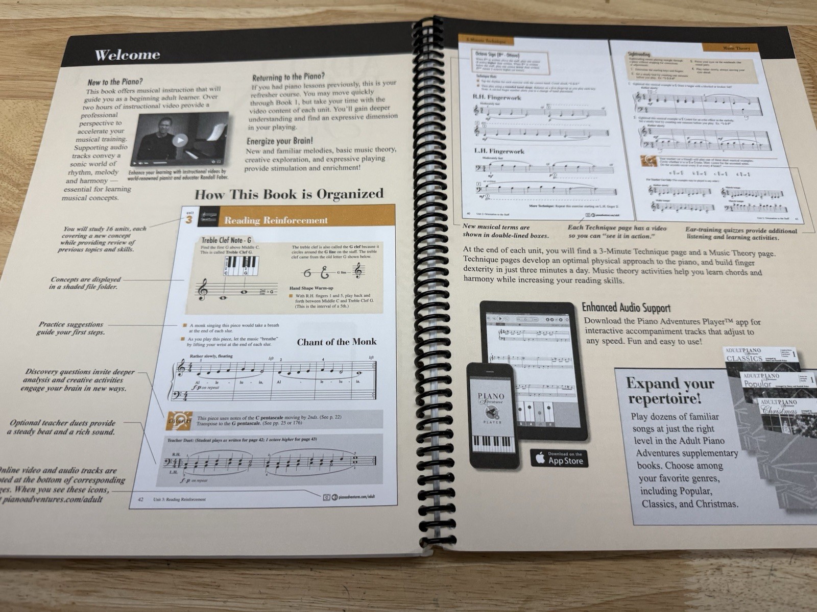 Adult Piano Adventures All-in-One Piano Course Book Vol 1: Book Good Condition