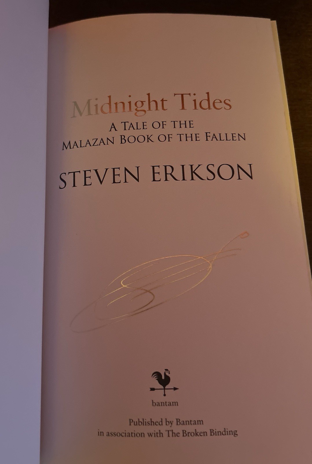Broken Binding Malazan Books Of The Fallen 1- 6 Signed First Editions
