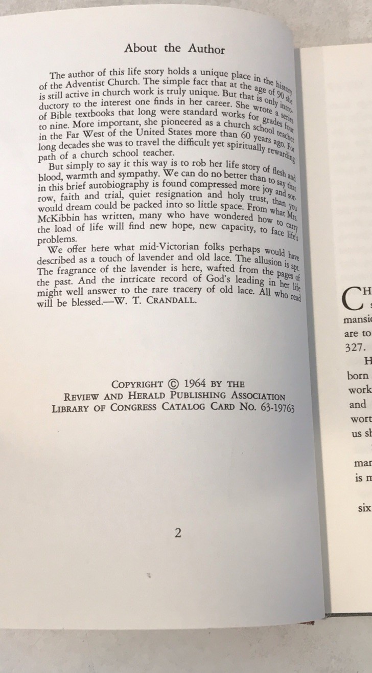 Step By Step by Alma McKibben Seventh-Day Adventist 1964 HC FAST FREE SHIP God