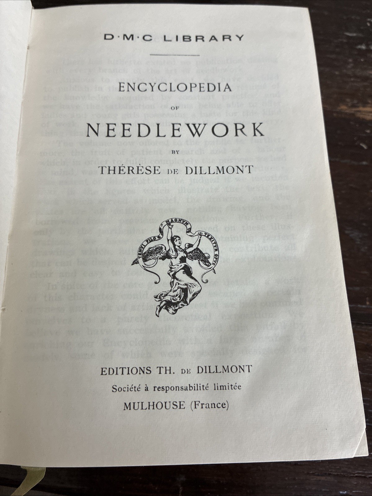 Encyclopedia Of Needlework By T. H. De Dillmont DMC Library France HBDJ