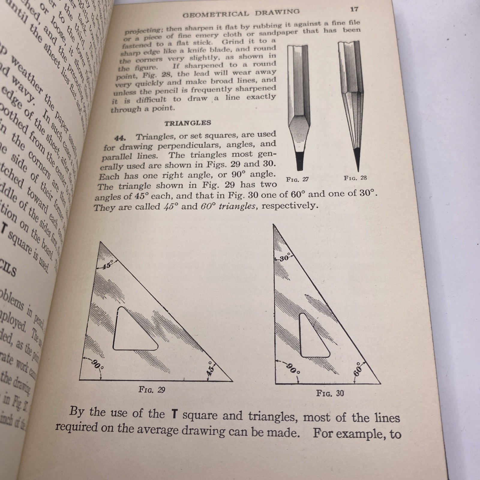 Mechanical Drawing Geometrical Drawing Trigonometry Slide Rule Logarithms 1935
