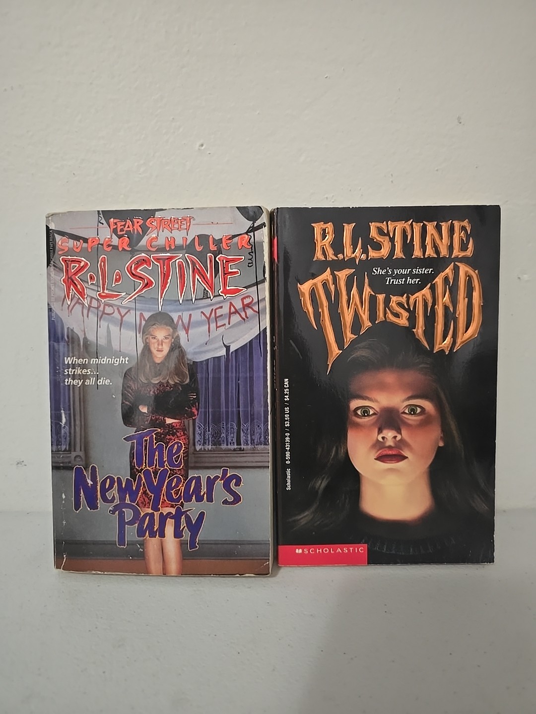 R.L. Stine Book Lot Of 24- Fear Street, Twisted, Rotten School, Goosebumps,