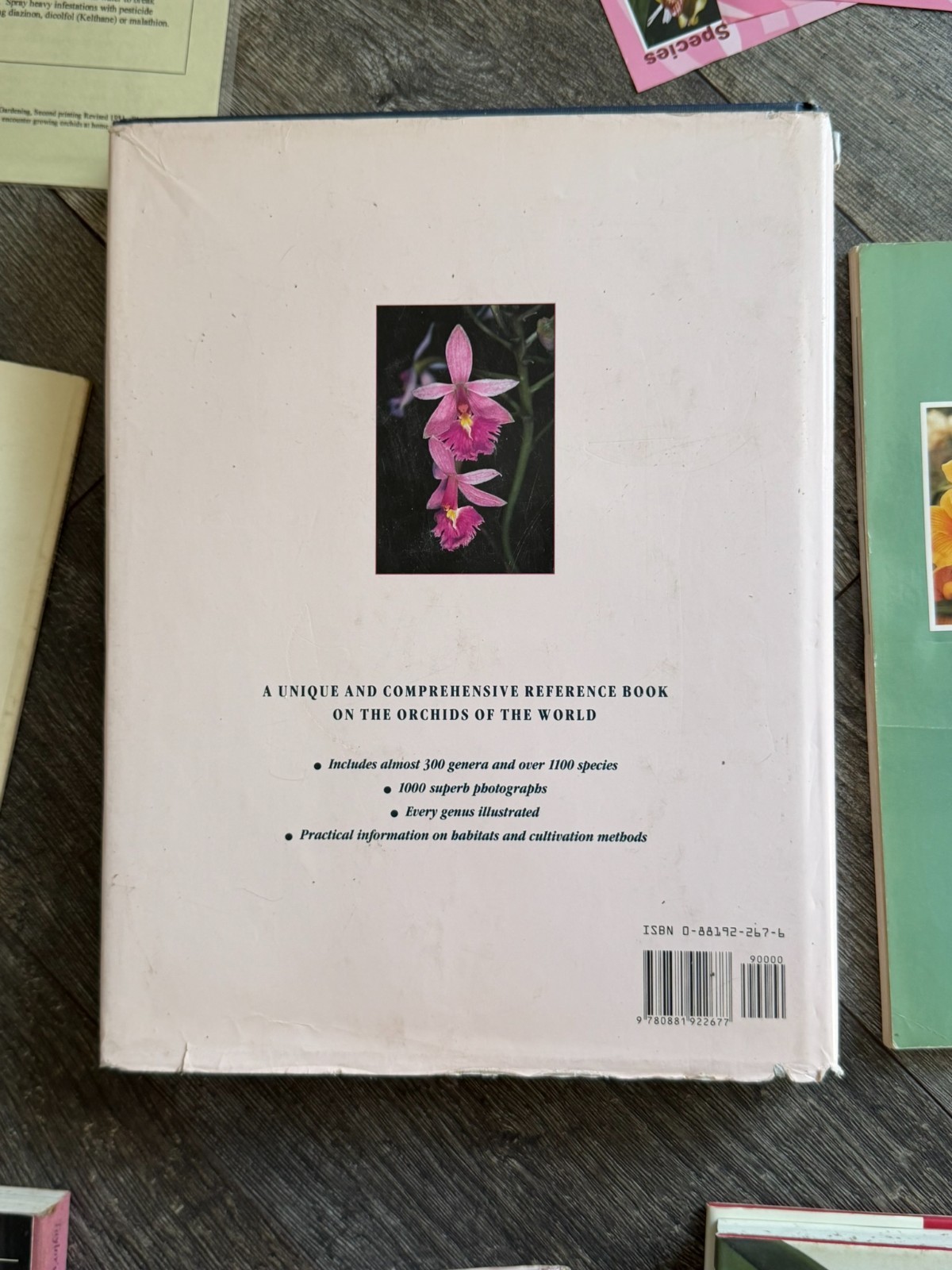 ORCHID Book 8pc Lot Field Guide Hardcover Softcover Gardening Flowers Floristry