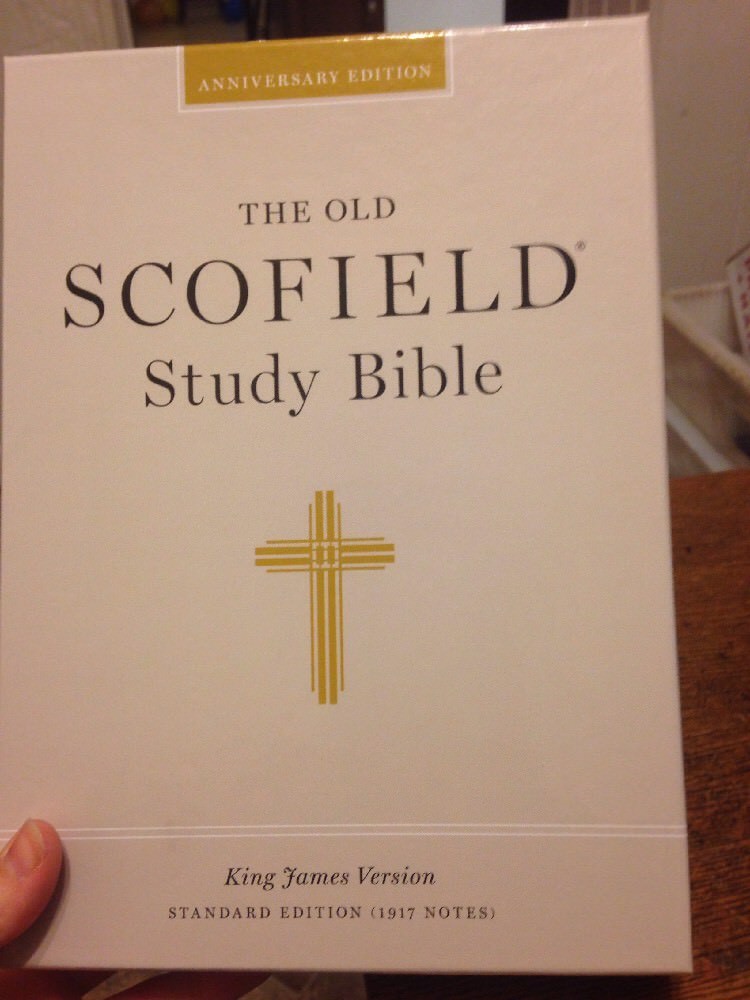 Genuine Leather KJV Old Scofield Study Bible INDEXED 1917 notes Standard edition