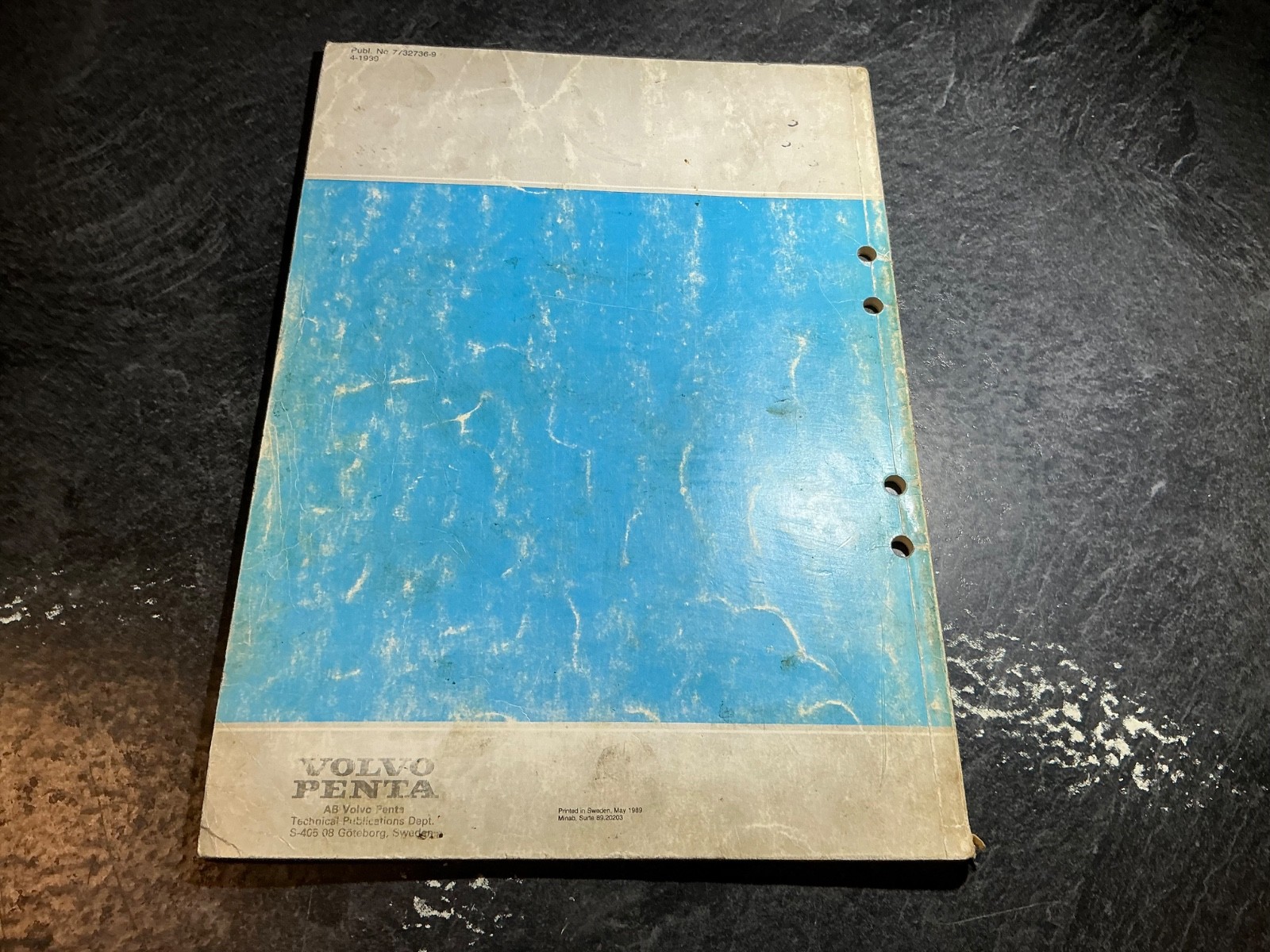 Volvo Penta 500, 501, 570, 571 Engine Workshop Manual GM 305 5.0L , 5.7L 350 V8