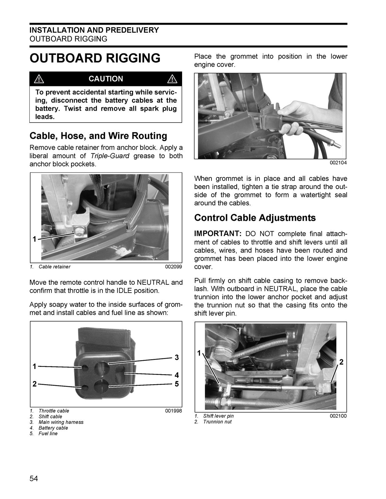 EVINRUDE 75 90 HP ETEC Service Manual 2006, FIXED, FRONT & BACK, XL FOLDOUT PAGE