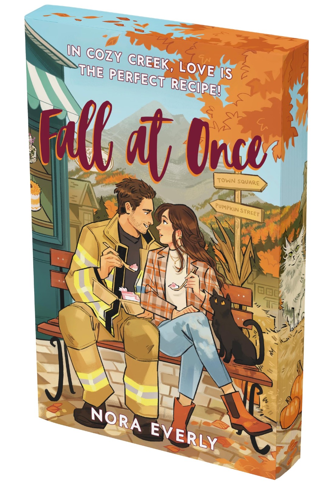 Fall at Once: A Small Town, Autumn-Inspired, Single Dad Firefighter Rom Com …