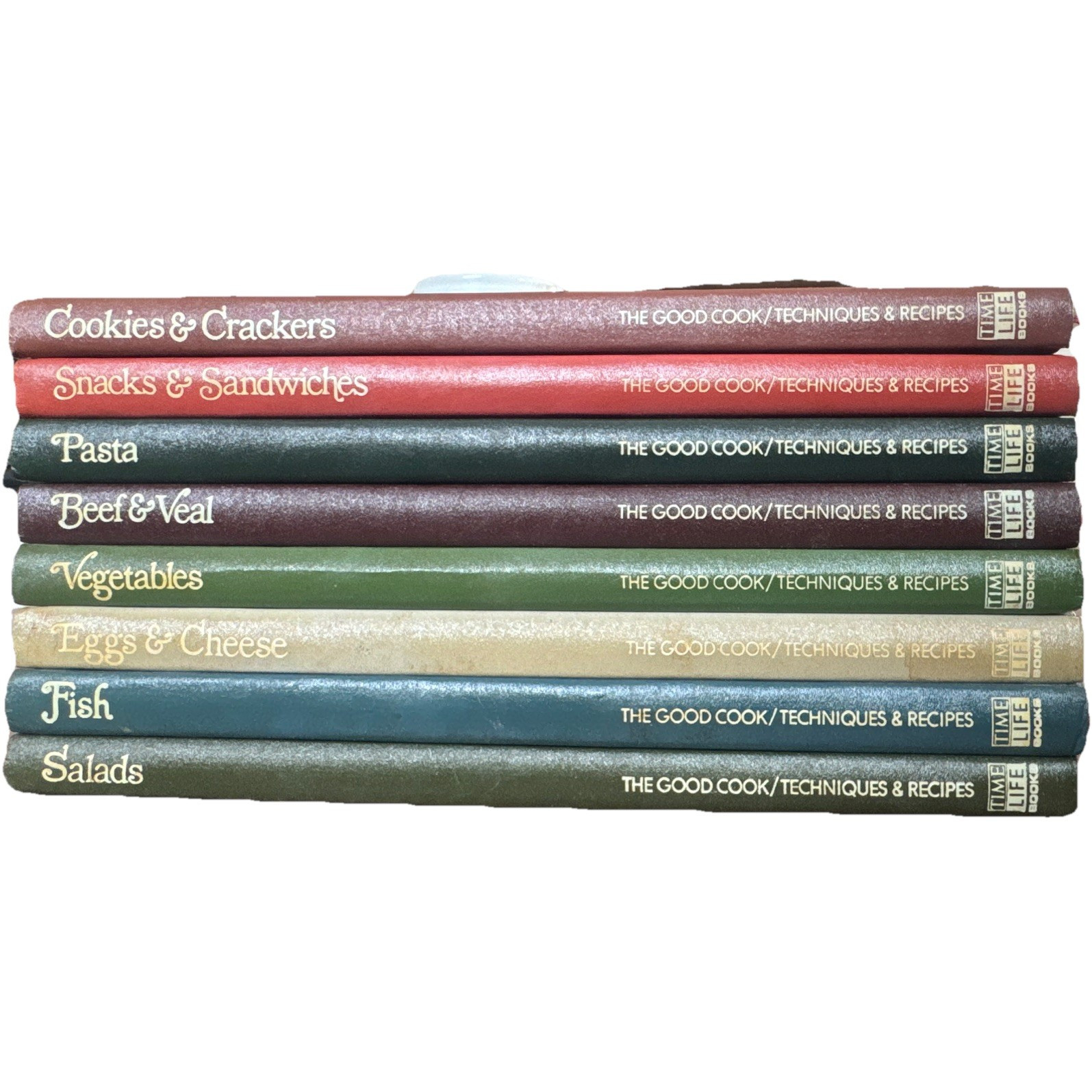 Time-Life Books The Good Cook HC Illustrated Lot: Pasta, Beef & Veal, Fish