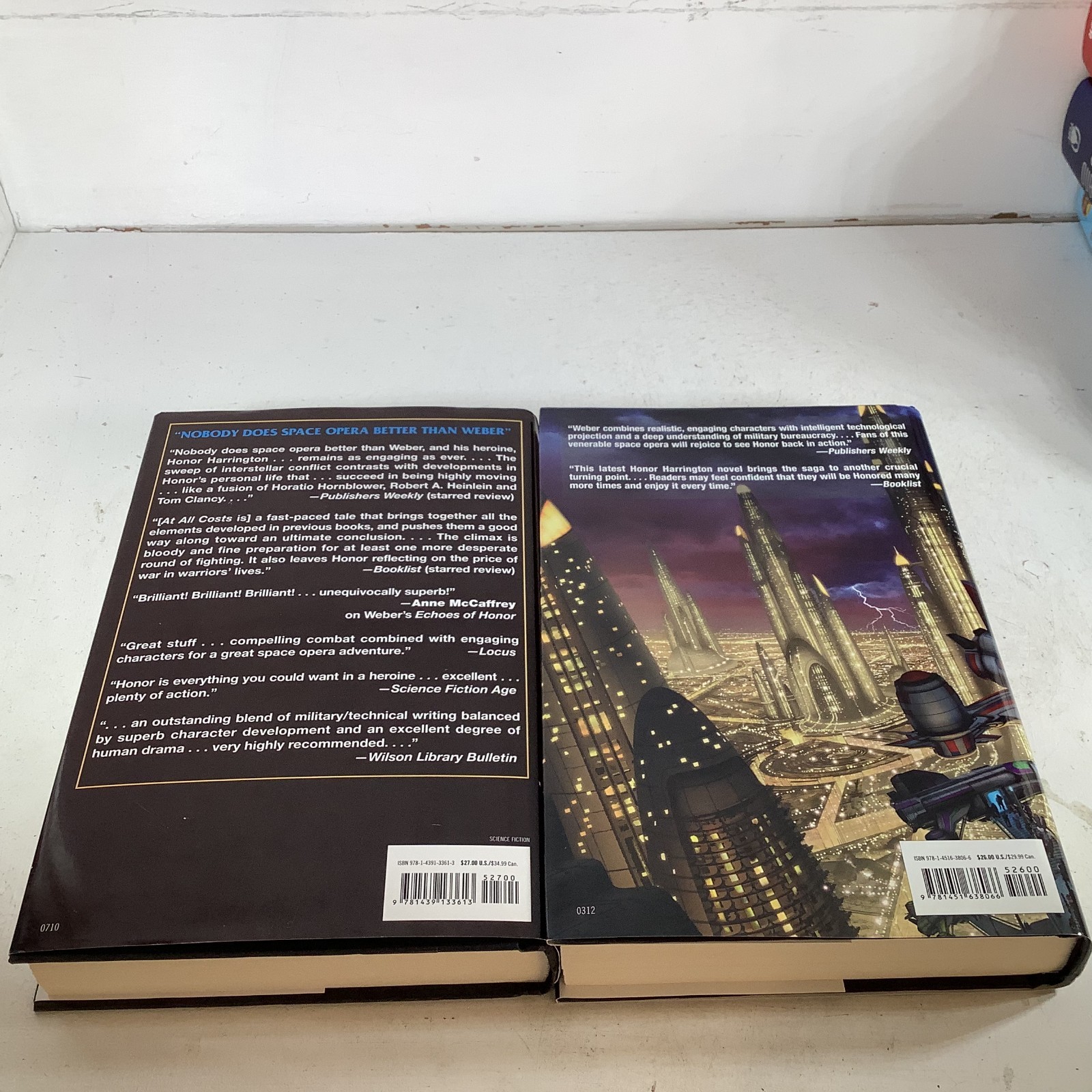 David Weber Lot of 9 Fantatasy HC DJ 1st Honorverse