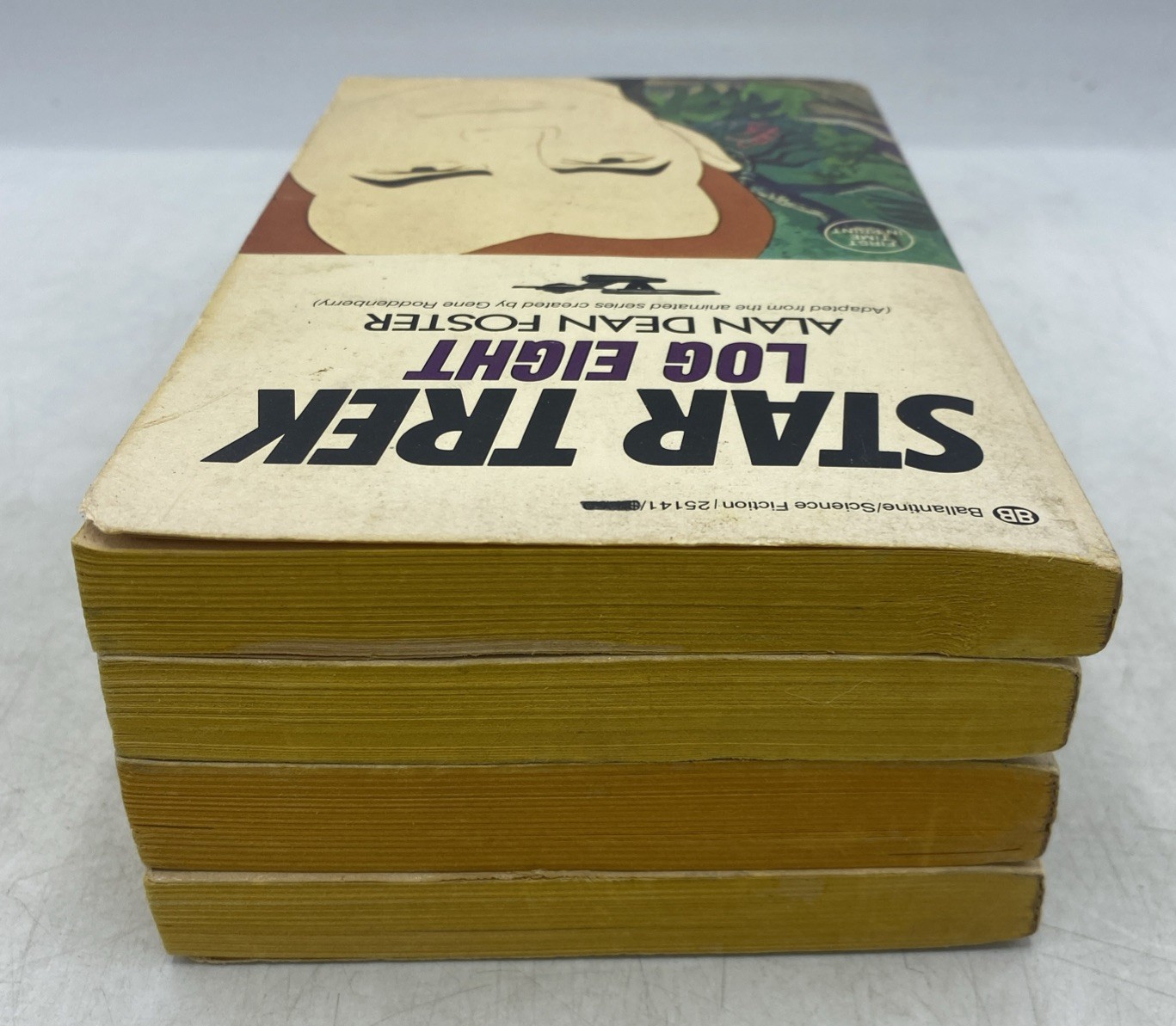 Star Trek TOS Ballantine Books, Alan Dean Foster, 1970s Log Books: 2, 3, 6, 8