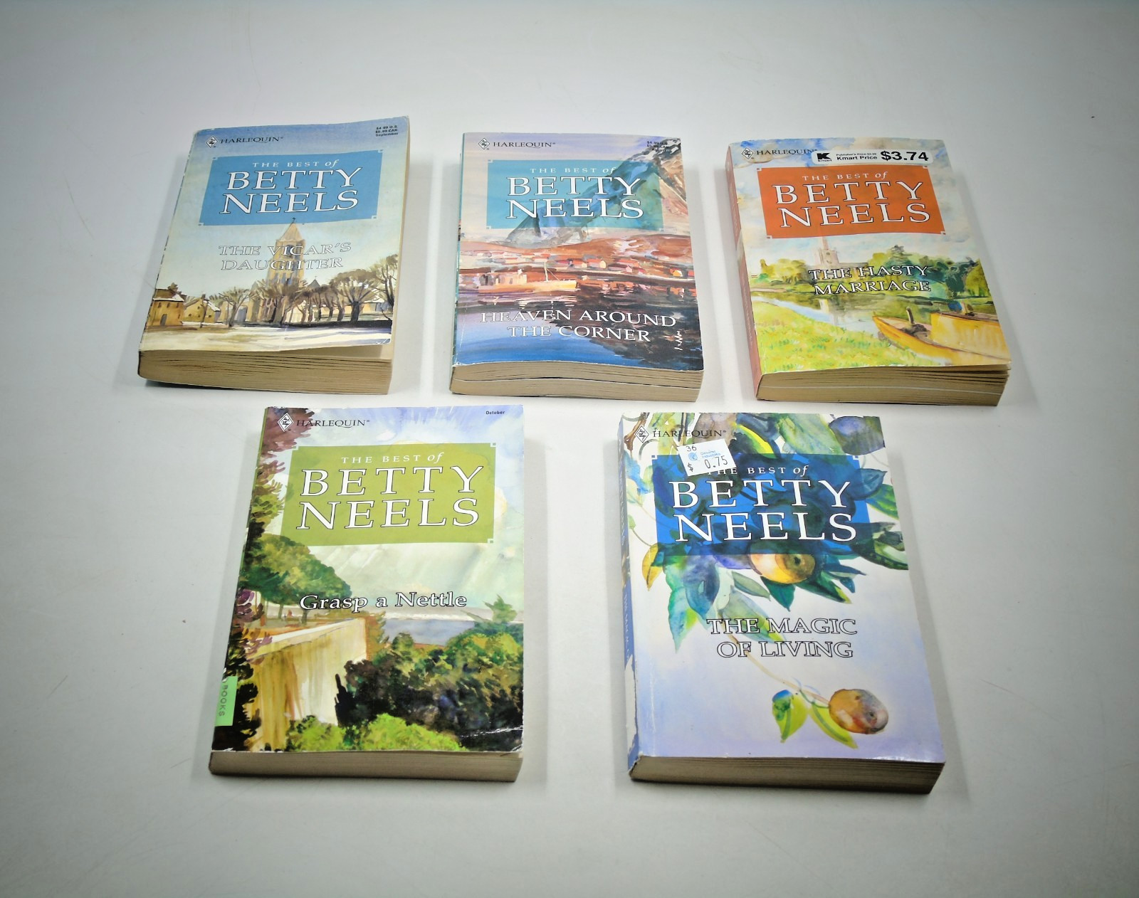 Vintage Lot of 10 Betty Neels Harlequin Romance Paperback Books, See Description