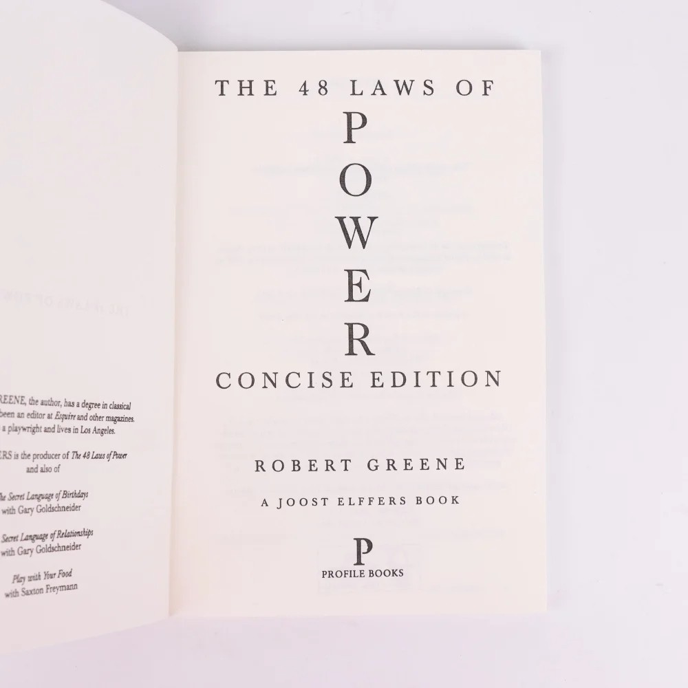 The Concise 48 Laws Of Power by Robert Greene Paperback Book – Free Shipping USA