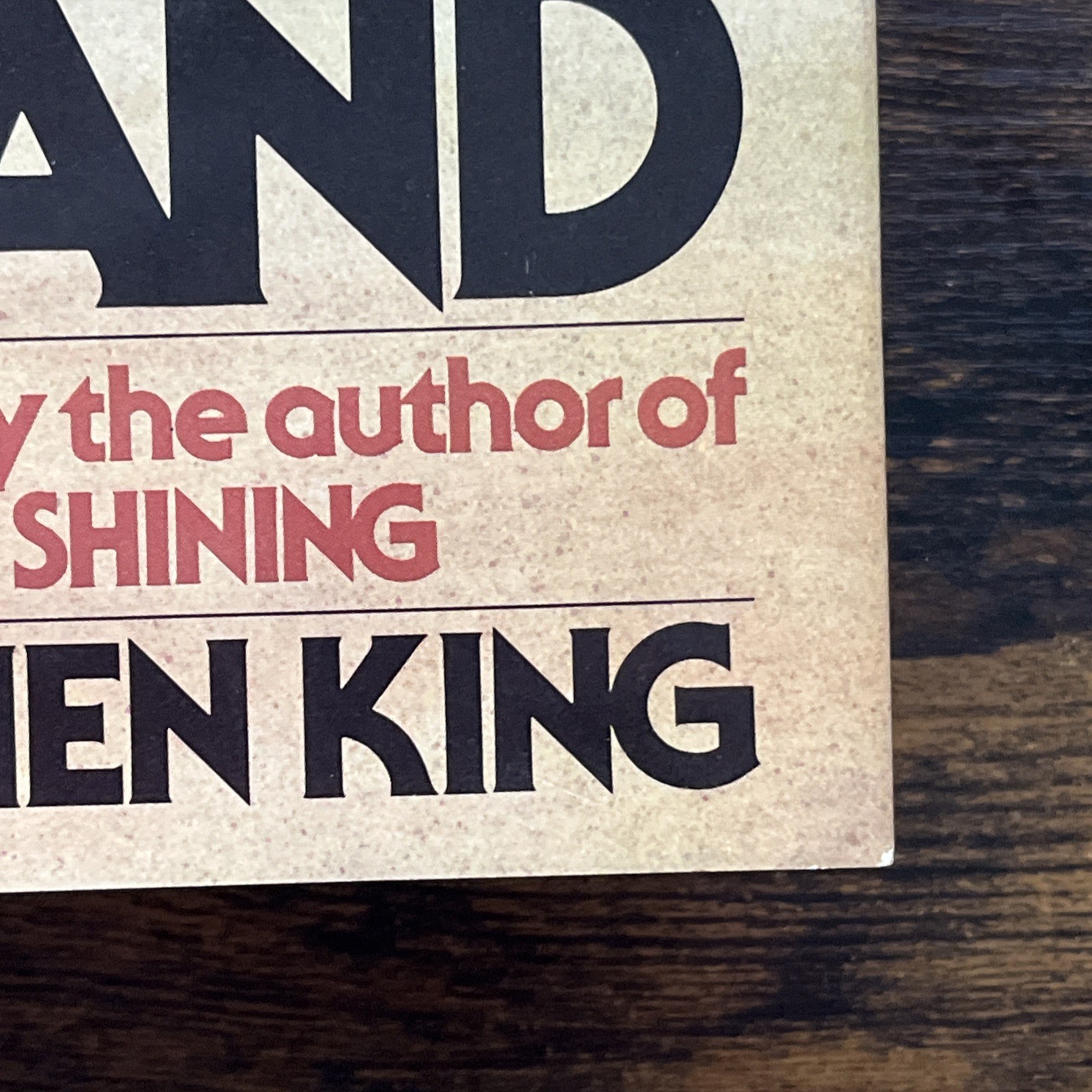 The Stand by Stephen King—1978 First Edition, later printing, HC/DJ