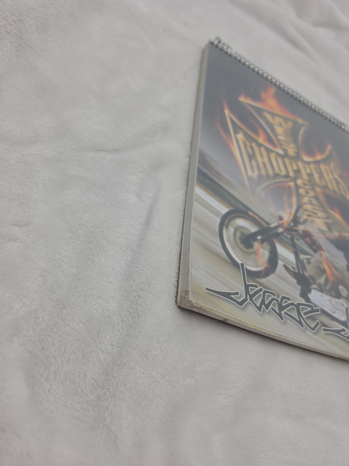 WEST COAST CHOPPERS JESSE JAMES MOTORCYCLE SPIRAL 12″X8.5″ NOTE PAD NEW