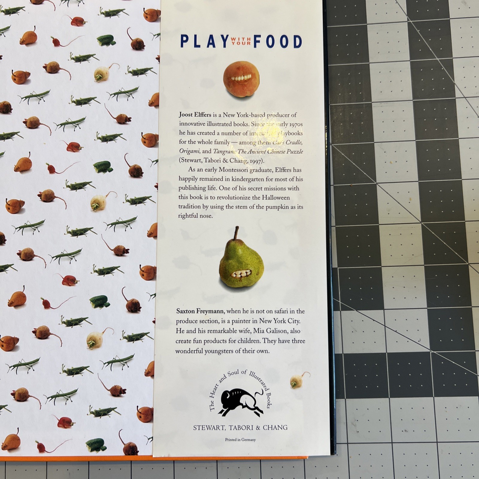 Book Play With Your Food Hard Cover Dust Jacket Joost Elffers 109 Pages