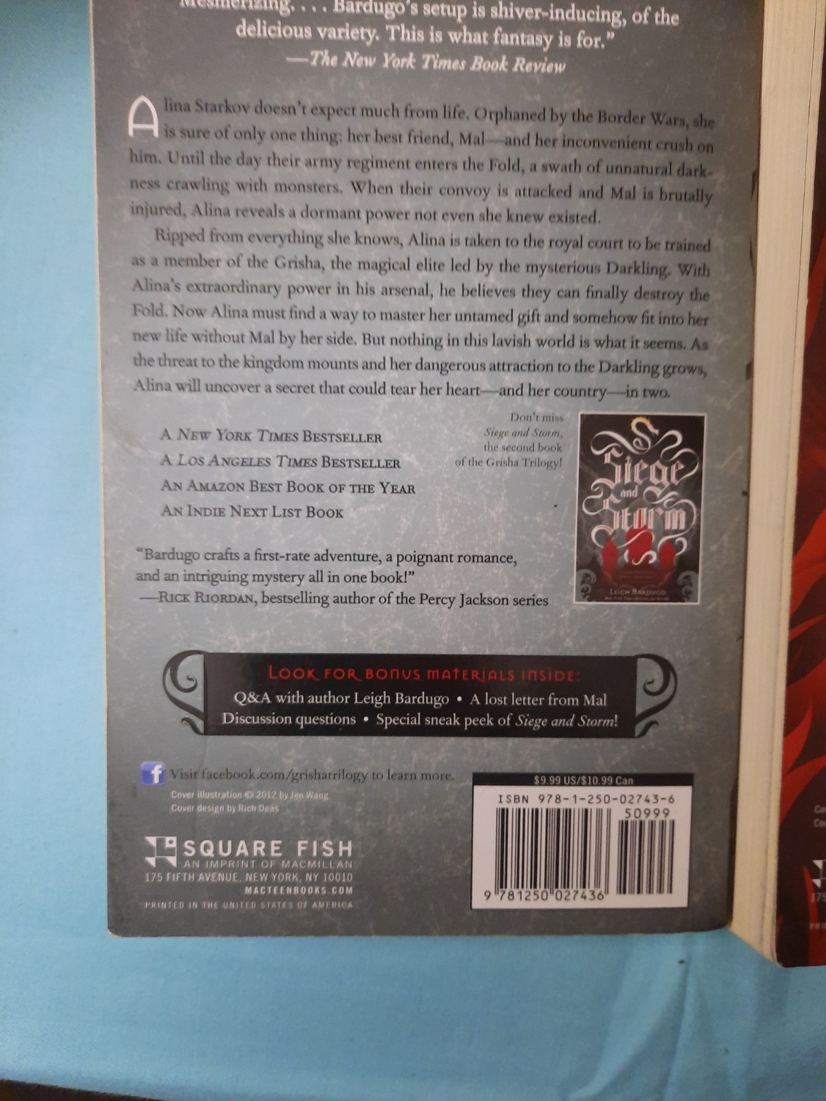 Shadow & Bone, and Ruin & Rising By Leigh Bardugo Grishaverse Lot Of 2 PB Books