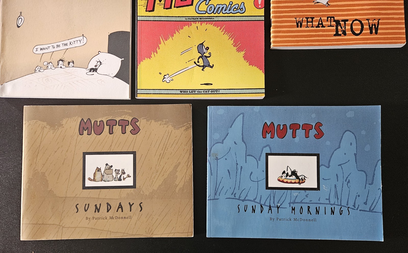 MUTTS Patrick McDonnell Lot of Seven 7 Books SUNDAY SERIES Softcover Mixed set