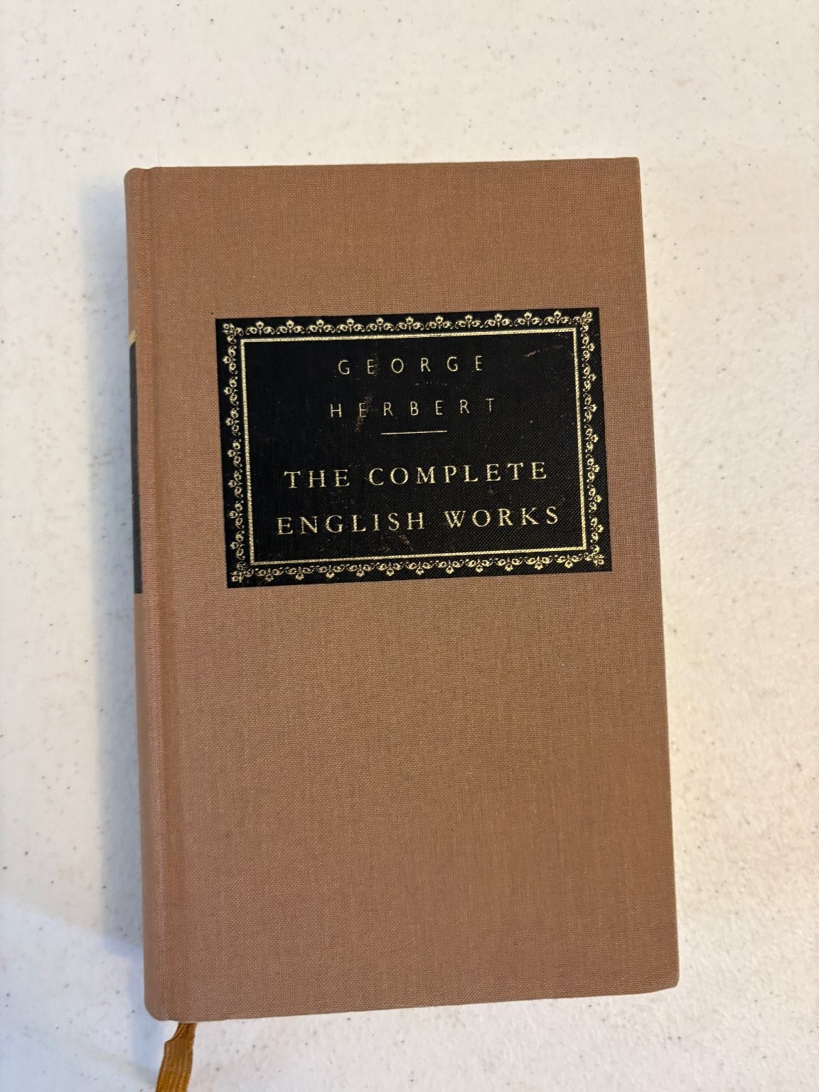 The Complete English Works George Herbert Everyman’s Library Knopf Poetry