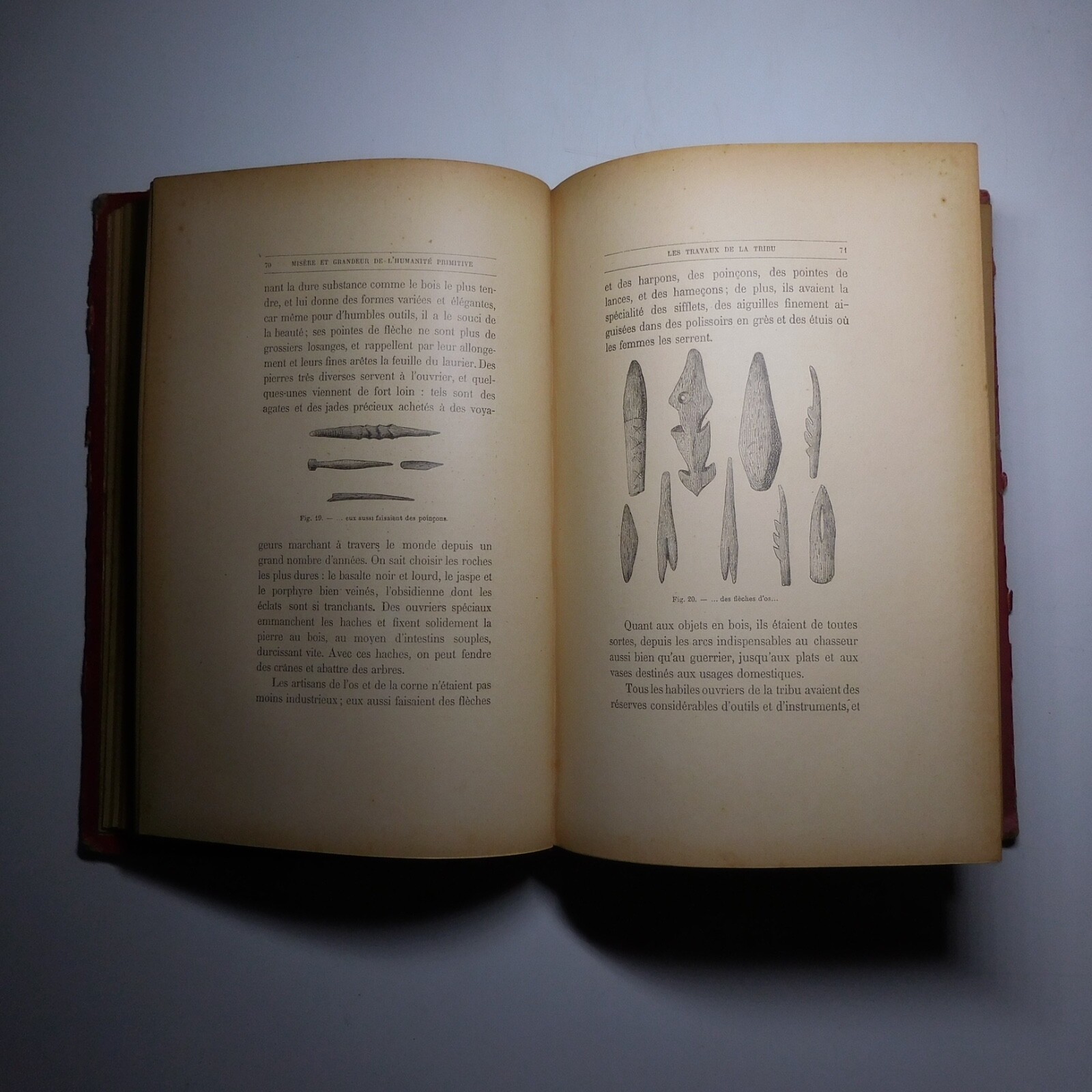 N25.4 Misery Size Humanity Primitive 1889 Illustrated Anthropology Mrs. Meunier