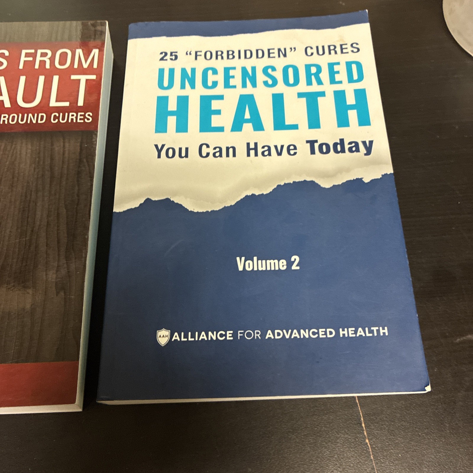 Miracles From the Vault & 25 Forbidden Cures Uncensored Health Volume 2 Books VG