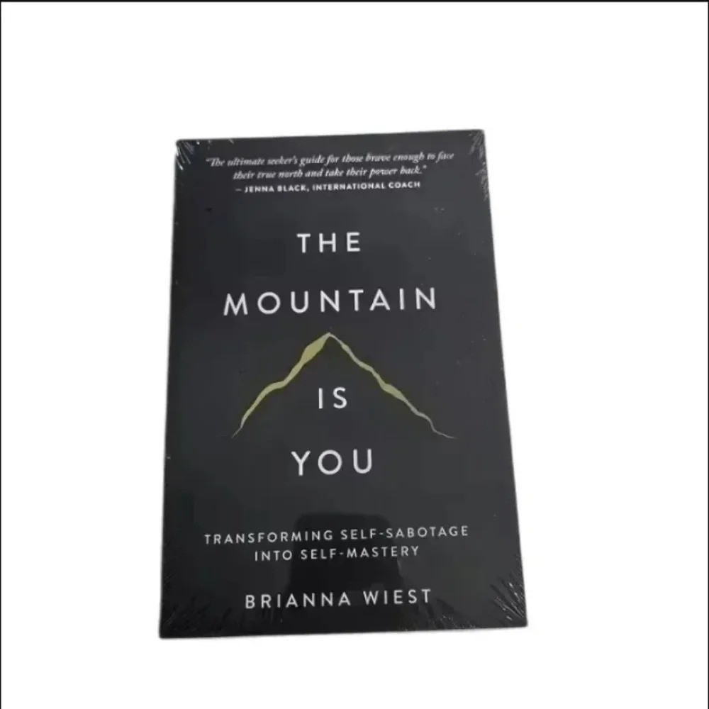 The Mountain Is You by Brianna Wiest Paperback Self-Help Book Free Shipping